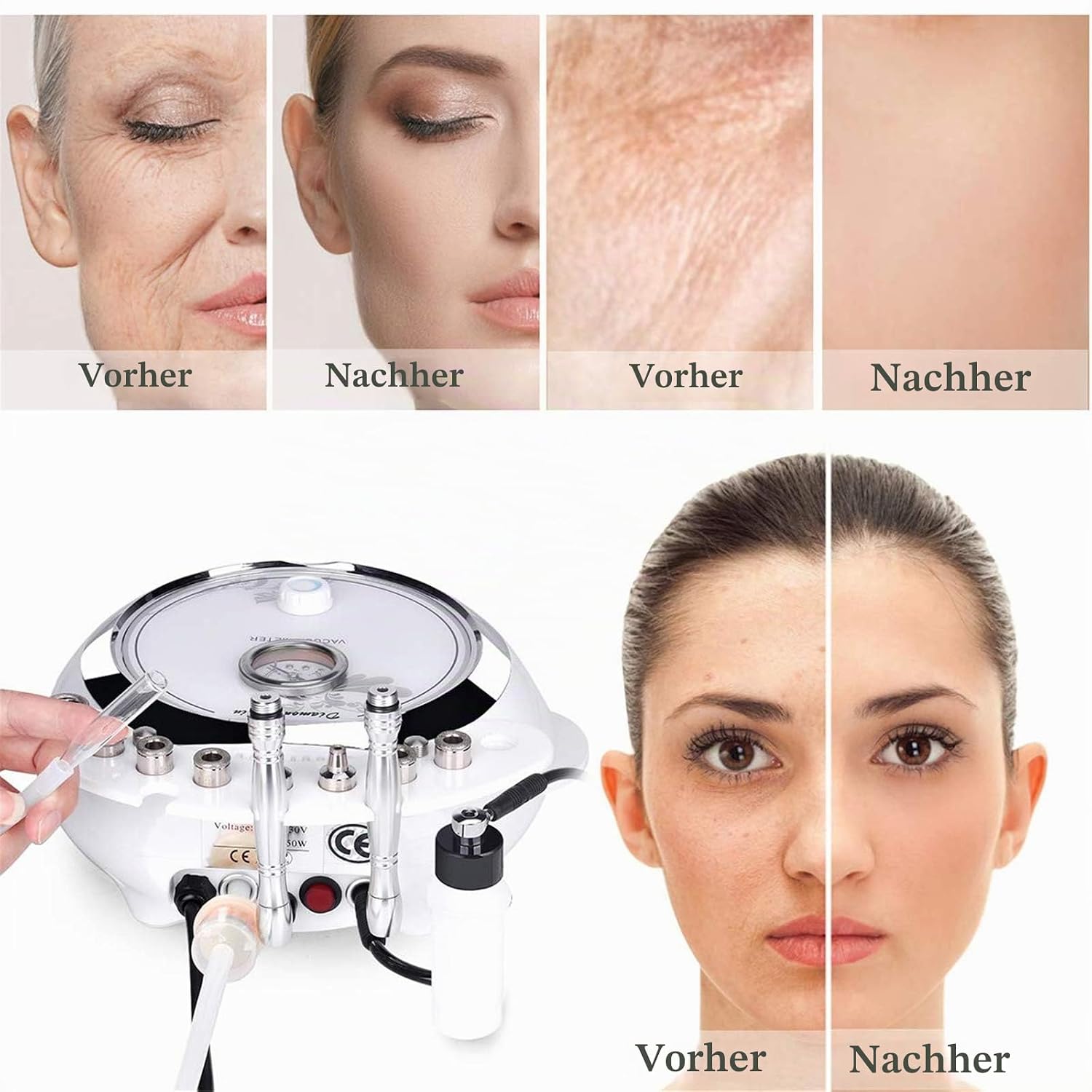 Diamant Mikrodermabrasion Dermabrasion Maschine, 3 in 1 Professionelle – Bild 6
