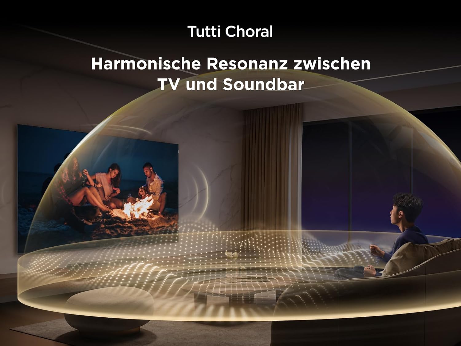 TCL Q65H Soundbar 5.1 Kanal, 580W Heimkino-Lautsprecher mit Cinema Surround, Dolby Atmos, DTS:X, Sound Expansion, Bluetooth 5.3, HDMI eARC, USB, Optisch, Wandmontage möglich, Eine Fernbedienung – Bild 7