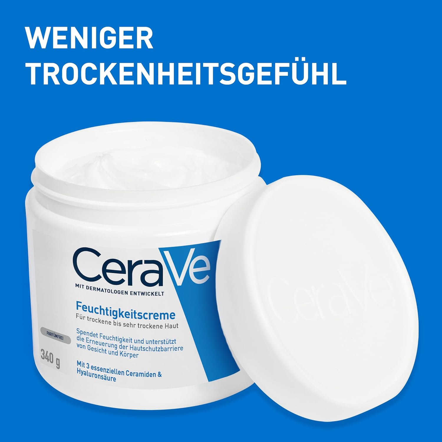CeraVe Feuchtigkeitscreme für trockene Haut, Körper & Gesicht – Bild 10
