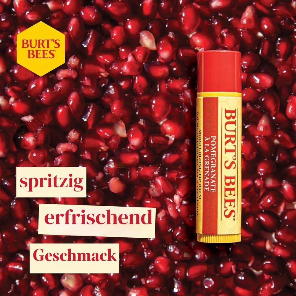 Burt's Bees Lippenbalsam-Trio Sweet Valentine, Wassermelone, Granatapfel, Erdbeerlimo – Bild 5