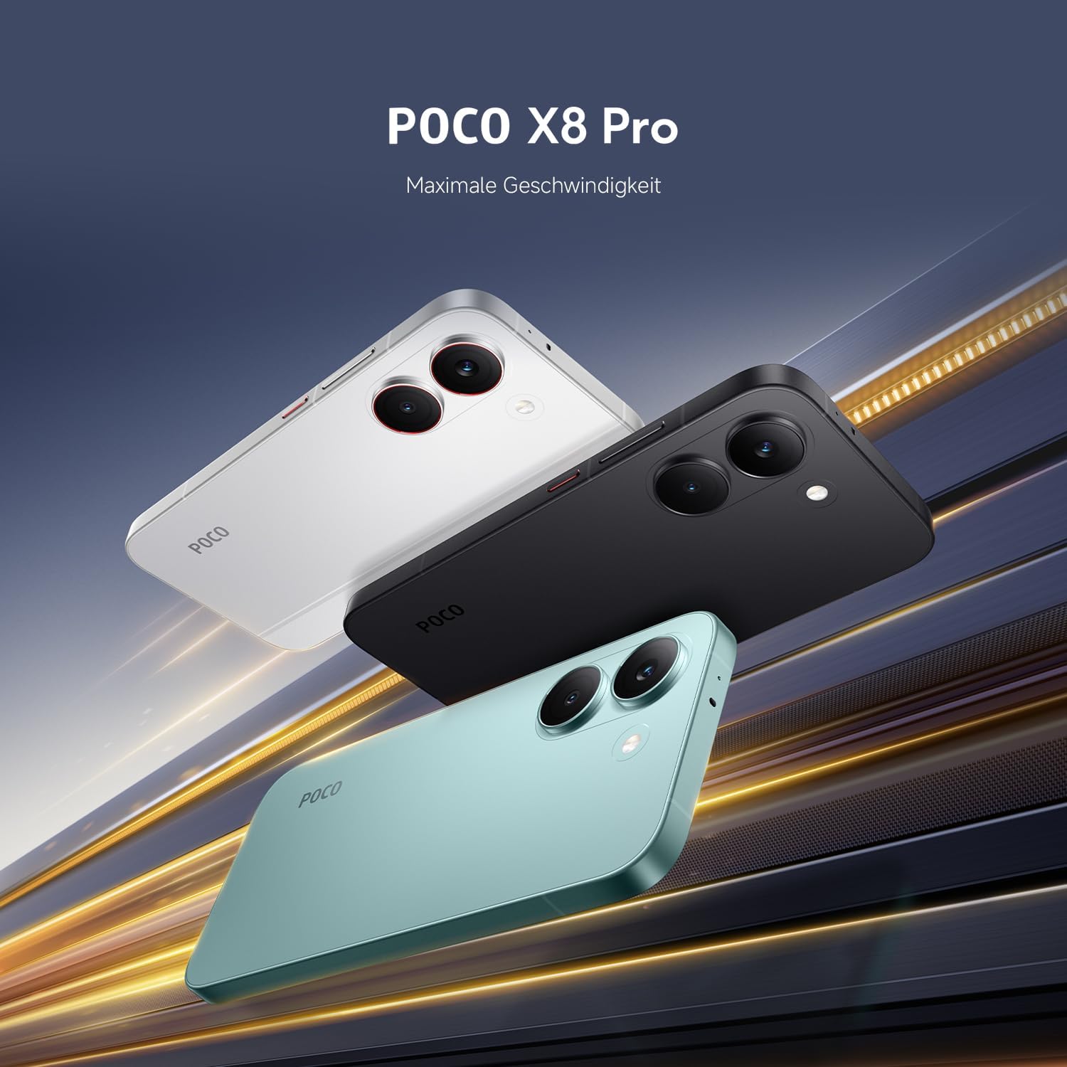 Xiaomi Poco X8 Pro 12+512GB, Unlocked, Dimensity 8500-Ultra, 6500mAh, 50MP Sony IMX882 OIS, AMOLED, Grün, 3J Garantie – Bild 14