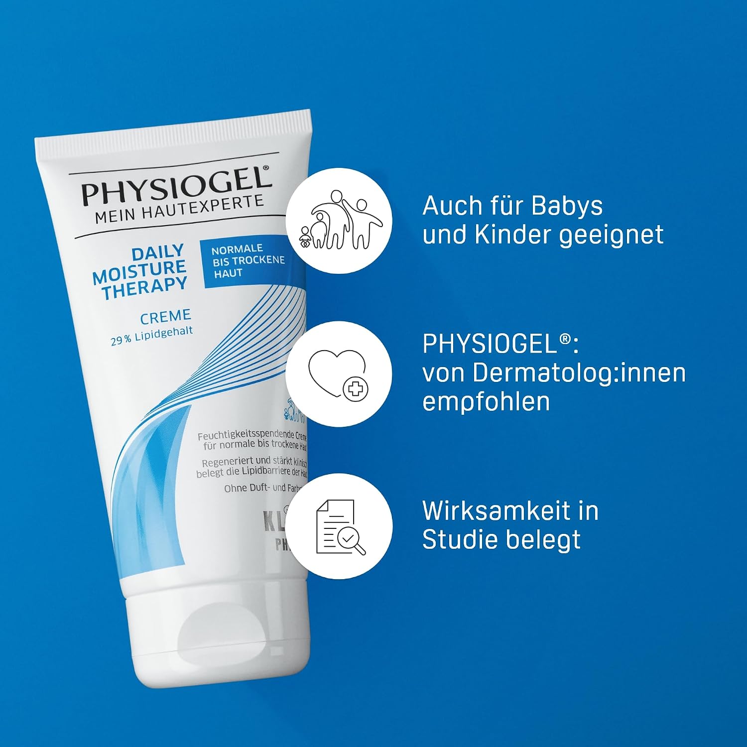 PHYSIOGEL Daily Moisture Therapy Creme für trockene Haut, 75ml – Bild 5