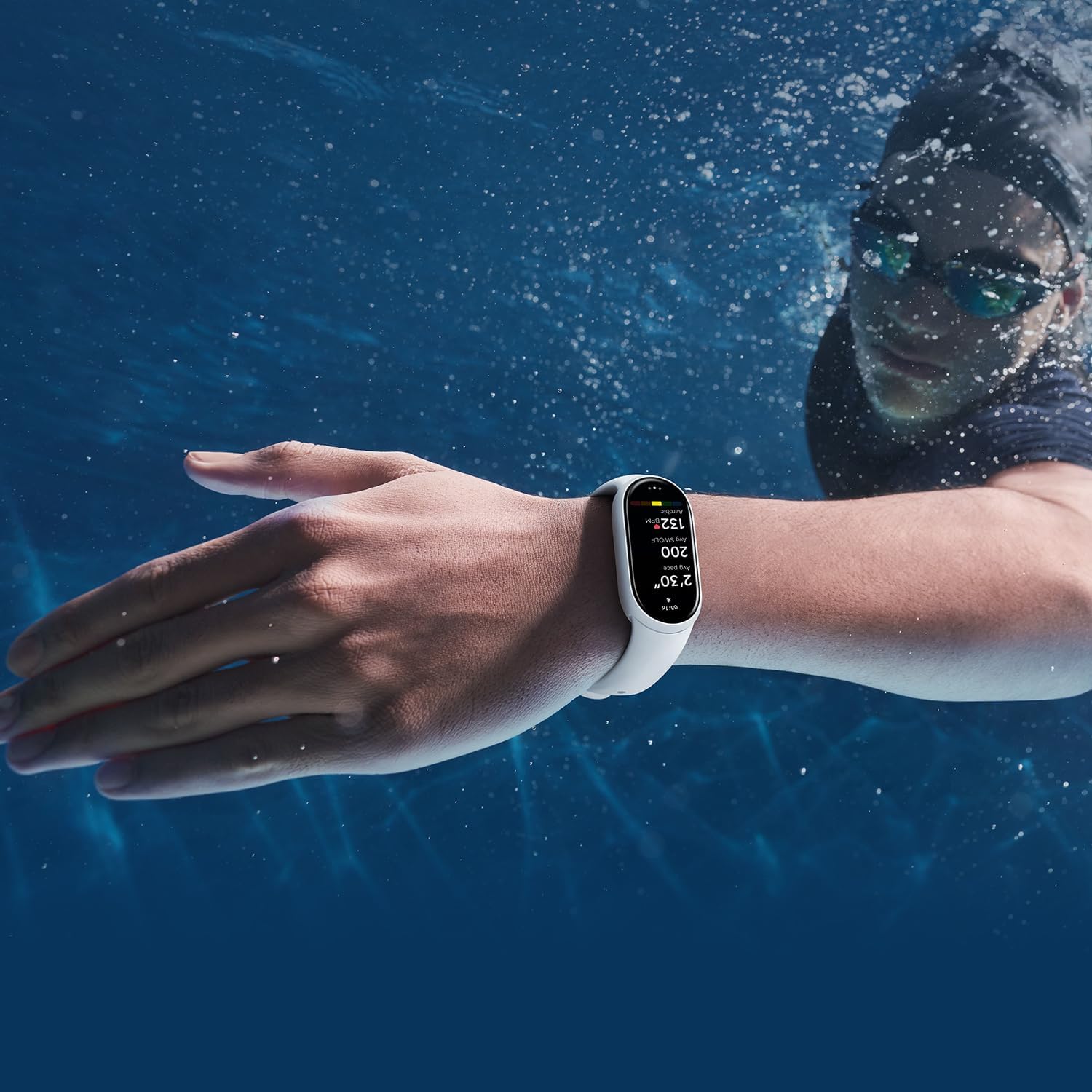 Xiaomi Smart Band 10, Smart Watch,Fitness-Tracker, 1,72" AMOLED Display, 21 Tage Akku, 5ATM Wasserdichtigkeit, SPO₂ & Herzfrequenzmessung, Schlafüberwachung,150+ Sportmodi, Schwarz – Bild 4