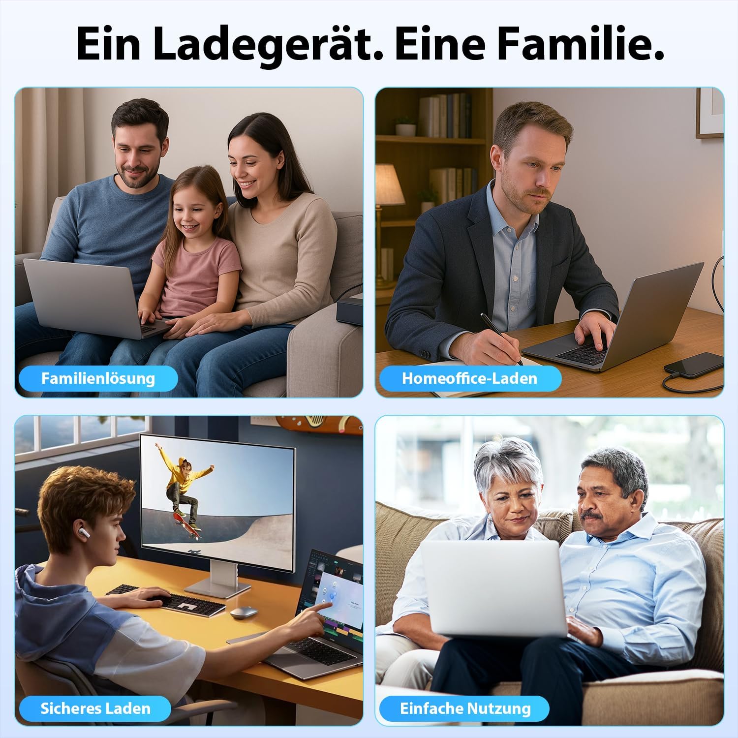 65W HP Ladekabel Laptop USB C Ladegerät Netzteil für HP Dell – Bild 8
