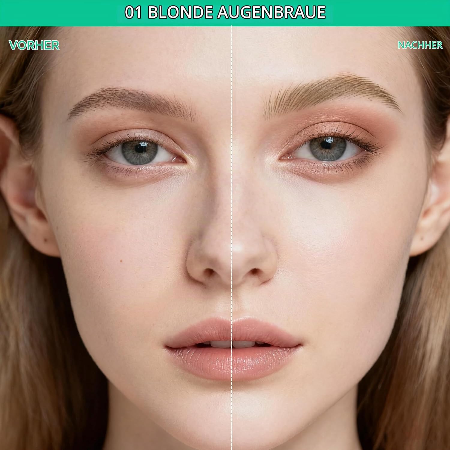 Microblading Augenbrauenstift, Wasserfest & Langanhaltend, Präzise Ultra-Fine Spitze für Natürliche, Volle Augenbrauen, Bis zu 12 Stunden Halt, Cruelty-Free & Vegan (01 Blonde) – Bild 2
