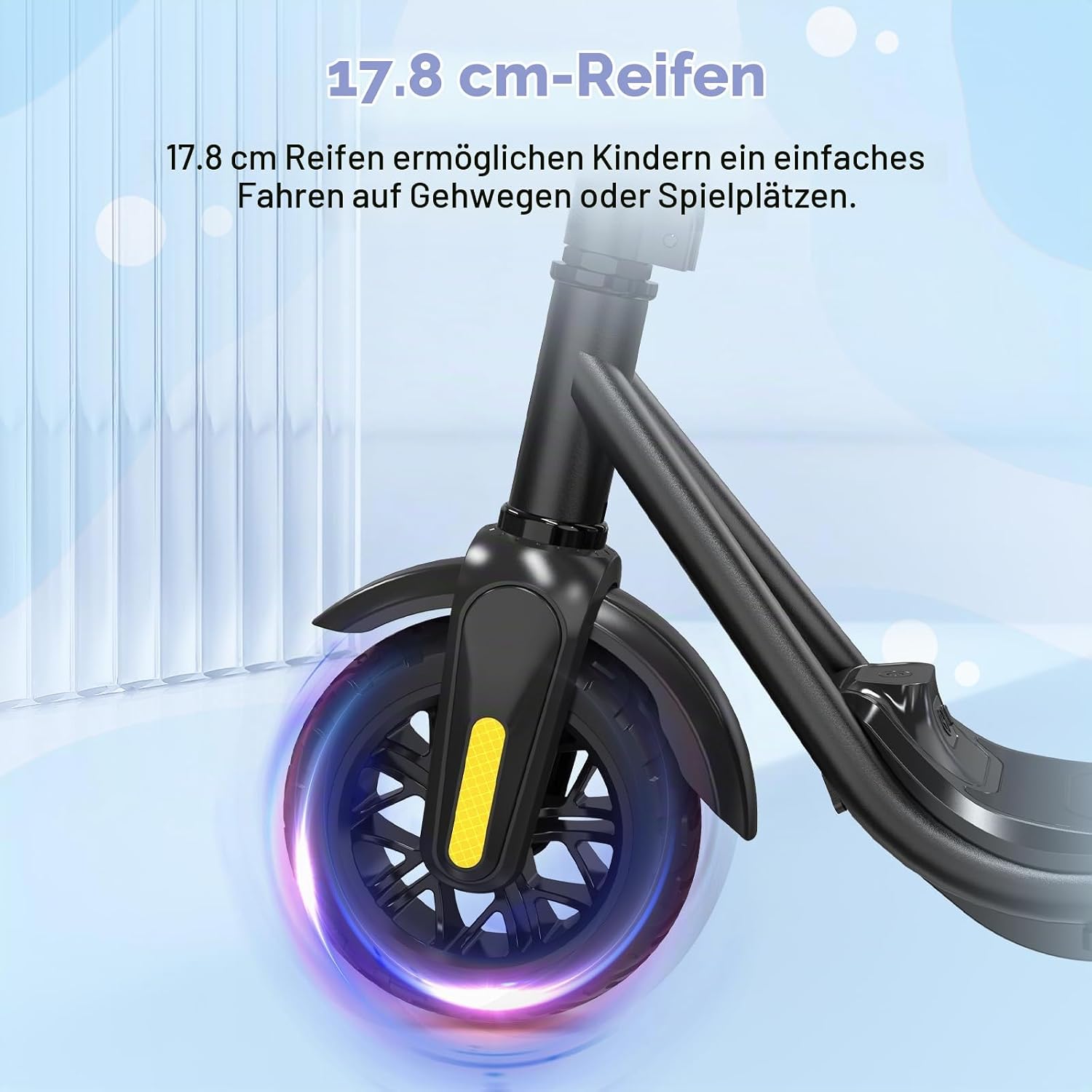EVERCROSS E6 E Scooter Kinder,Bluetooth-Musik,bis 20KM Reichweite – Bild 5