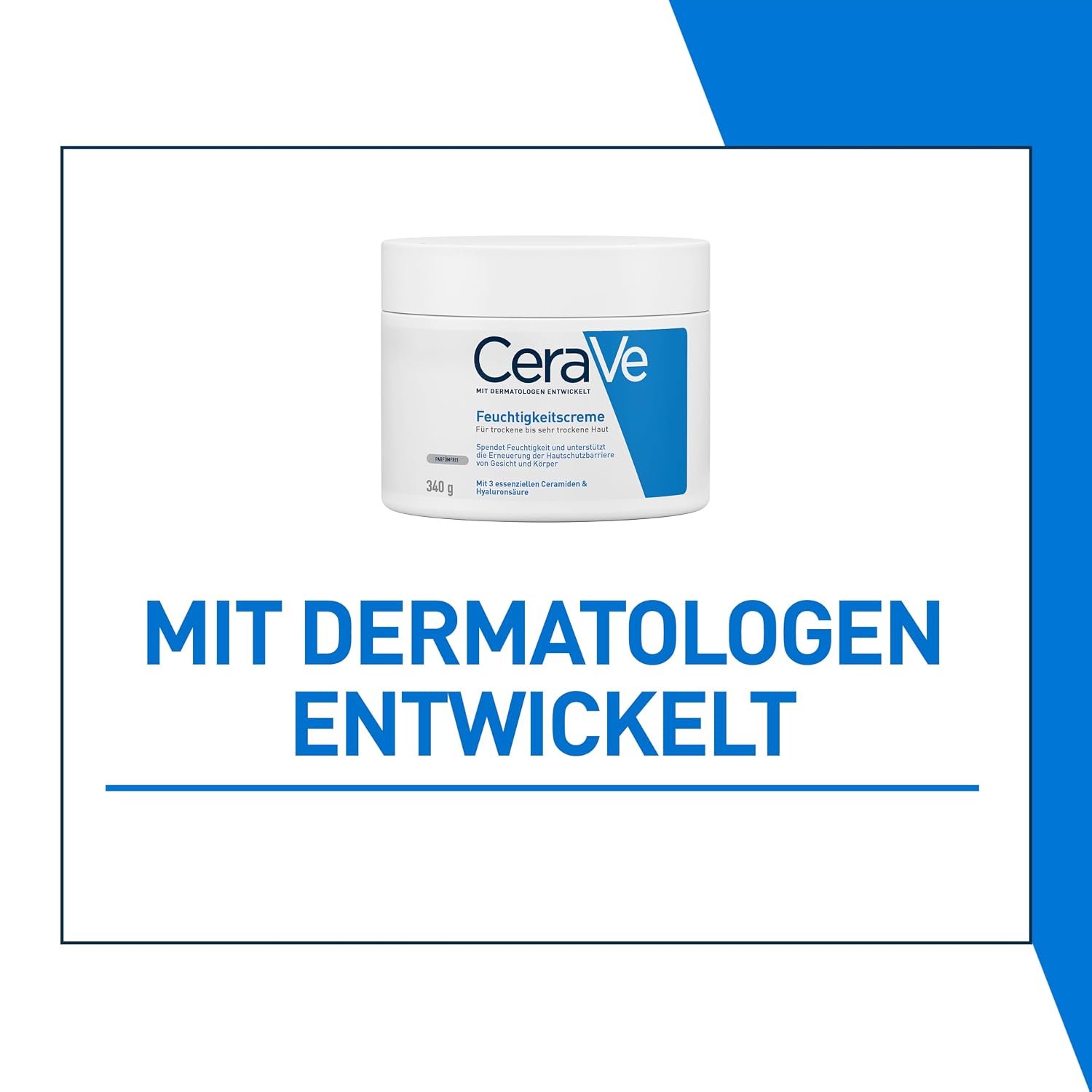 CeraVe Feuchtigkeitscreme für trockene Haut, Körper & Gesicht – Bild 5