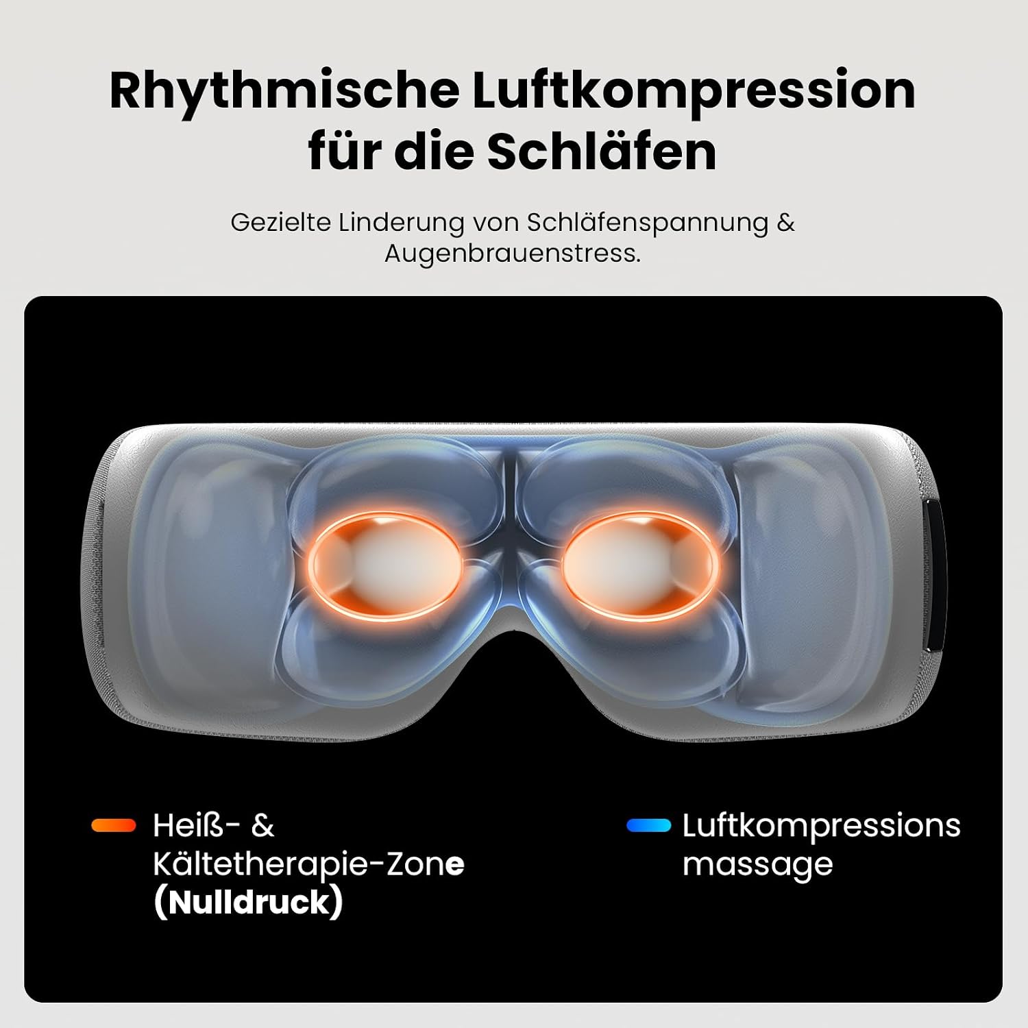 BOB AND BRAD EYEFLOW Augenmassagegerät mit Wärme&Kälte, Ideal als Geschenk – Bild 7