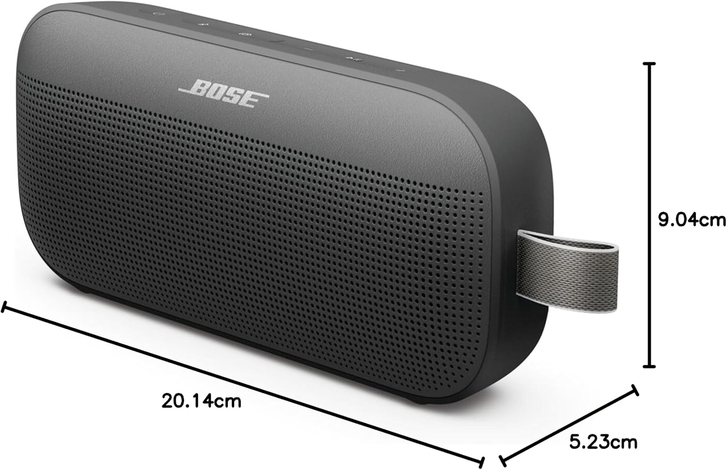 Bose SoundLink Flex SE Tragbarer Bluetooth Lautsprecher (2. Gen.), Tragbarer Outdoor Lautsprecher, wasserdicht & staubdicht, mit naturgetreuem Klang, Ohne Mikrofon, bis zu 12 h Akkulaufzeit, Schwarz – Bild 8