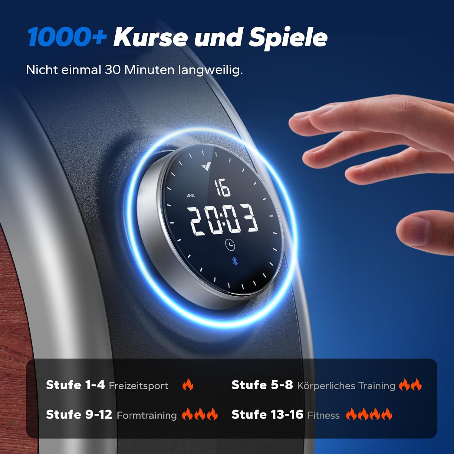 MERACH Rudergerät für Zuhause, 16 Widerstandsstufen, Leises Magnetisches – Bild 3