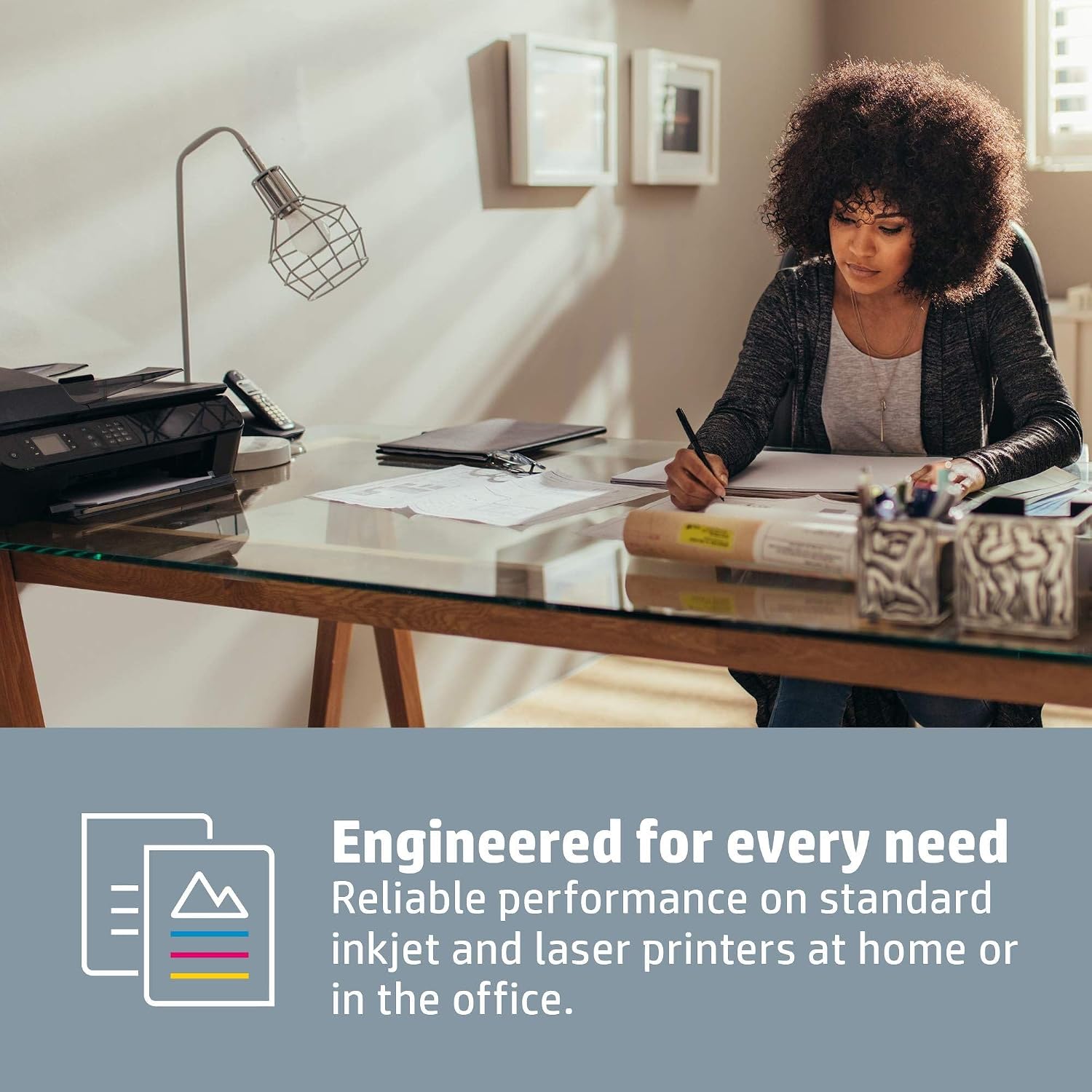HP Home und Office, A4, Weiß, 5 Pakete mit 500 Blatt – Bild 2