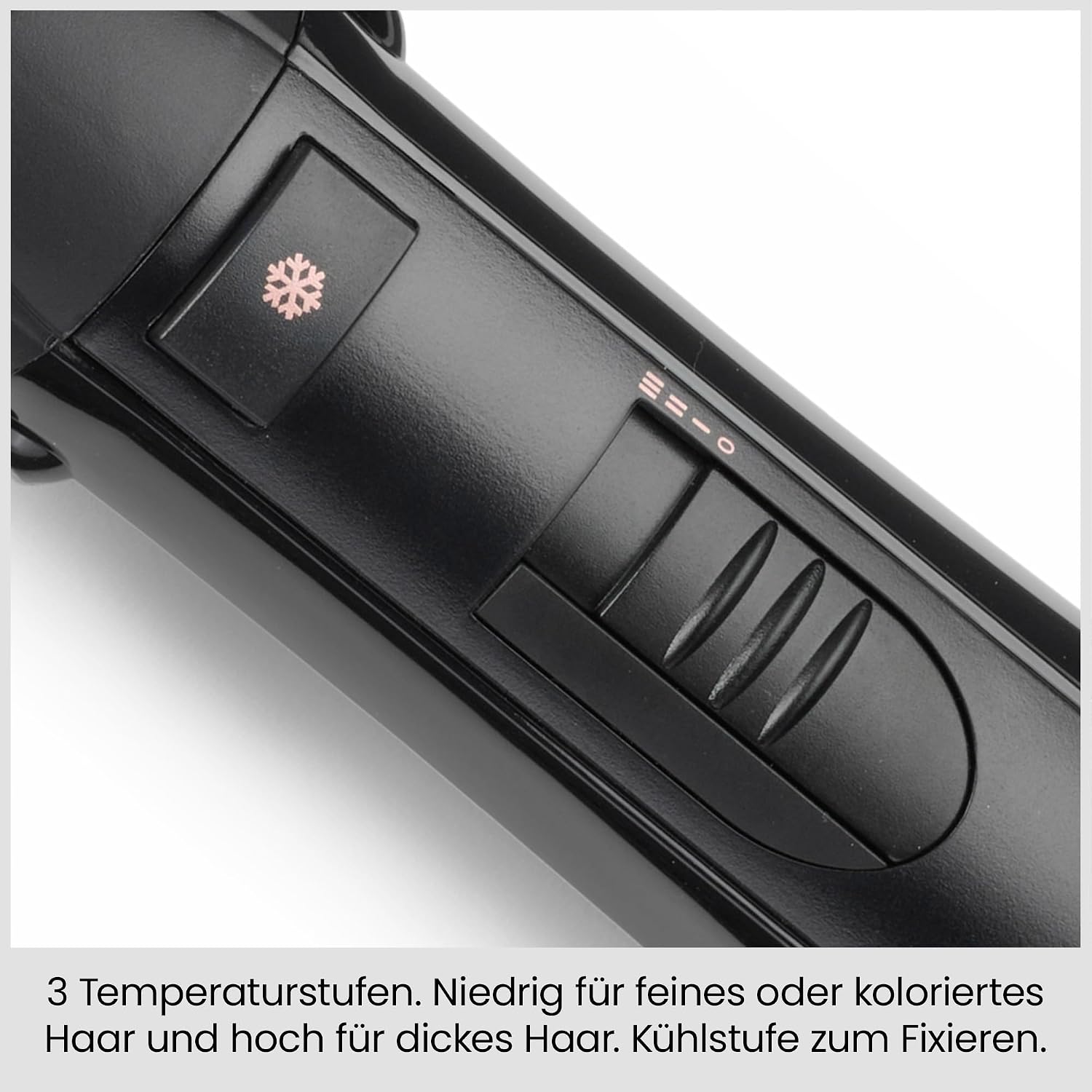BaByliss Smooth Finish 1200 – 4‑in‑1 Warmluftbürste zum Trocknen, Formen, Glätten & Volumenstyling, Ionen‑ & Keramiktechnologie, 4 Aufsätze, 1200W, Schwarz/Pink, AS122E – Bild 8