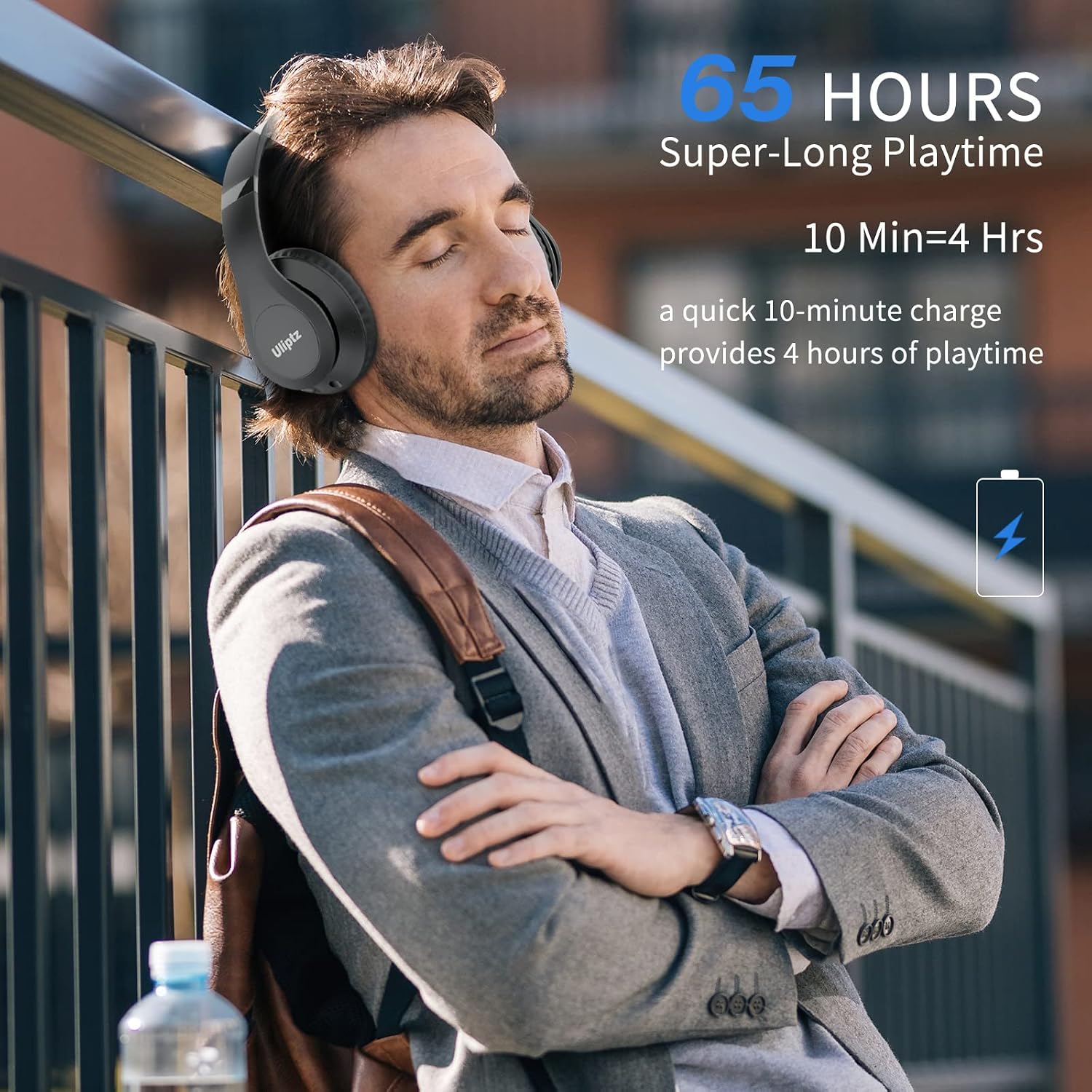 Uliptz Bluetooth Kopfhörer Over Ear, Bluetooth 6.0, 65 Stunden Spielzeit – Bild 5