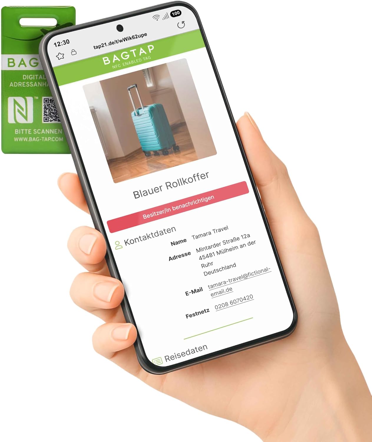PVC - digitaler Gepäck und Reiseanhänger – Bild 3