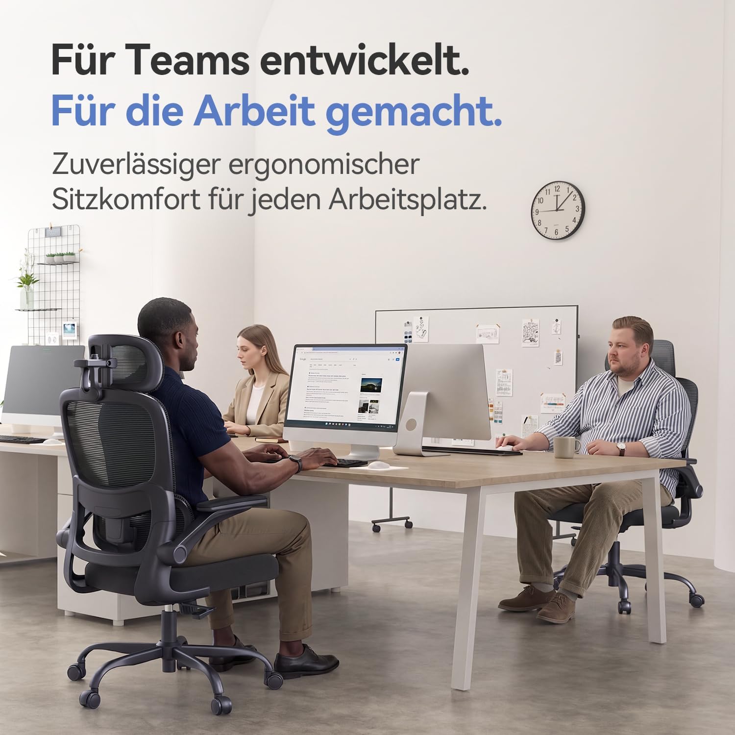 SIHOO M102C PRO Bürostuhl mit Lordosenstütze, Schreibtischstuhl Ergonomisch – Bild 11