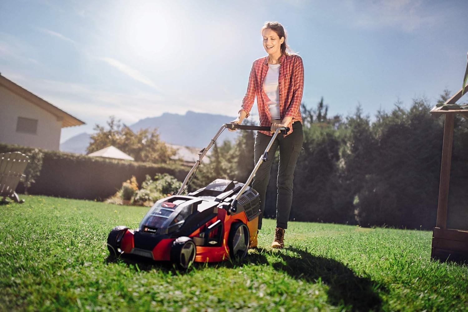 Einhell Akku-Rasenmäher GE-cm 43 Li M Kit – Bild 4