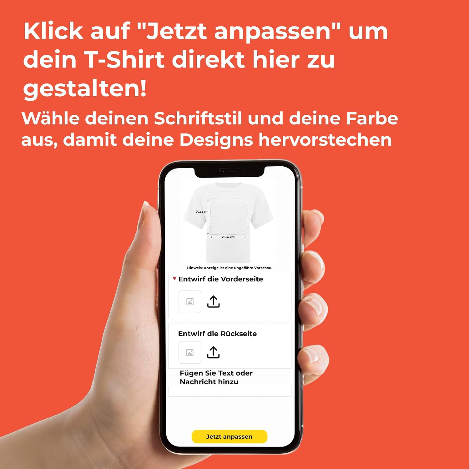 Cimpress Kinder T-Shirt, Personalisierbar mit Foto, Name oder Design, 100% Baumwolle, Regular Fit, Maschinenwaschbar, Für Jungen & Mädchen in mehreren Größen – Bild 6