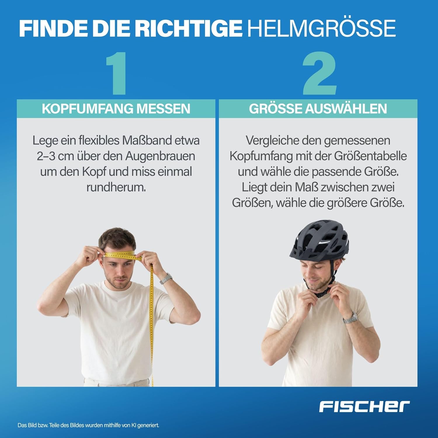 Fischer Erwachsene Fahrradhelm, Radhelm, Cityhelm Urban Lano, mit beleuchtetem Innenring-System – Bild 9