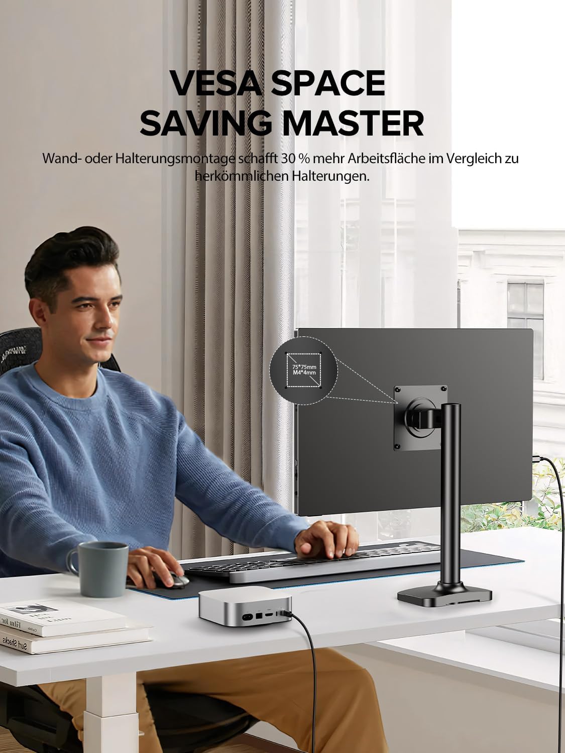 UPERFECT Portable Monitor 4K 16" 1200 Nits, 145% sRGB Laptop Monitor – Bild 7