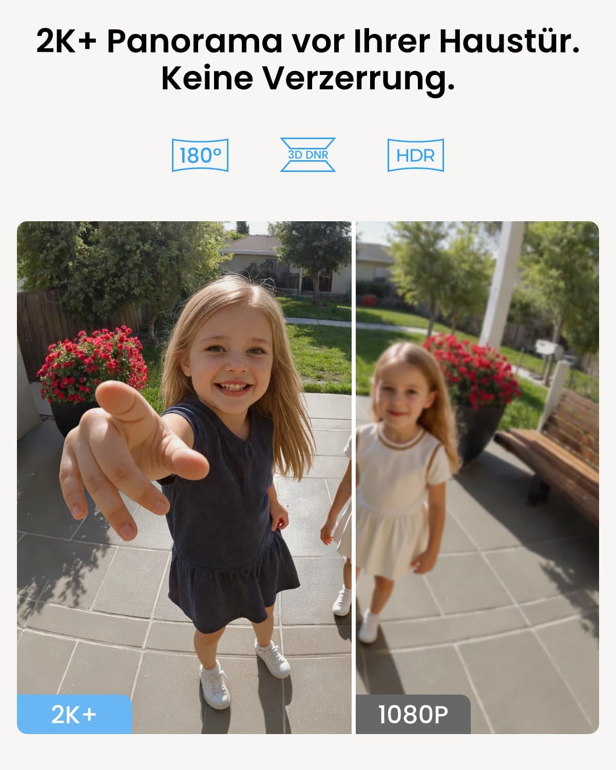 Reolink 5MP Video-Türklingel mit Chime, 2,4/5GHz WLAN, 180° Ultraweitwinkel – Bild 2