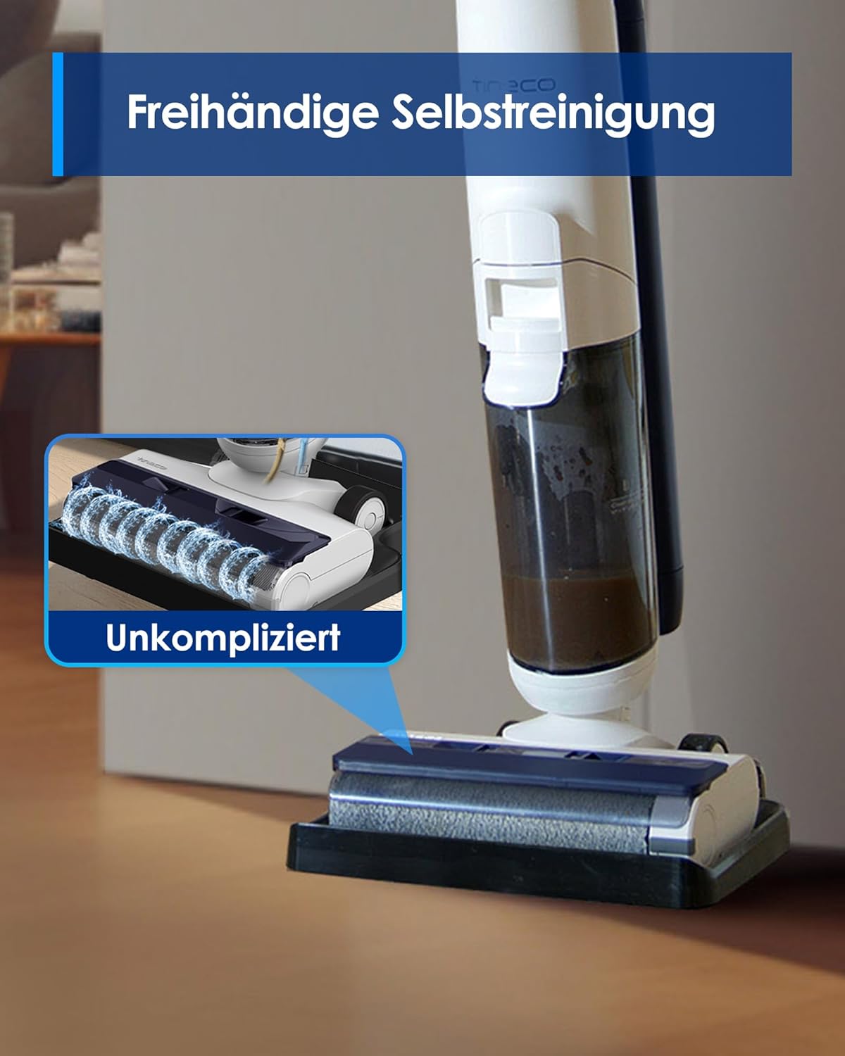 Tineco iFLOOR 5 Breeze Complete Nass-Trockensauger, Selbstreinigung – Bild 7