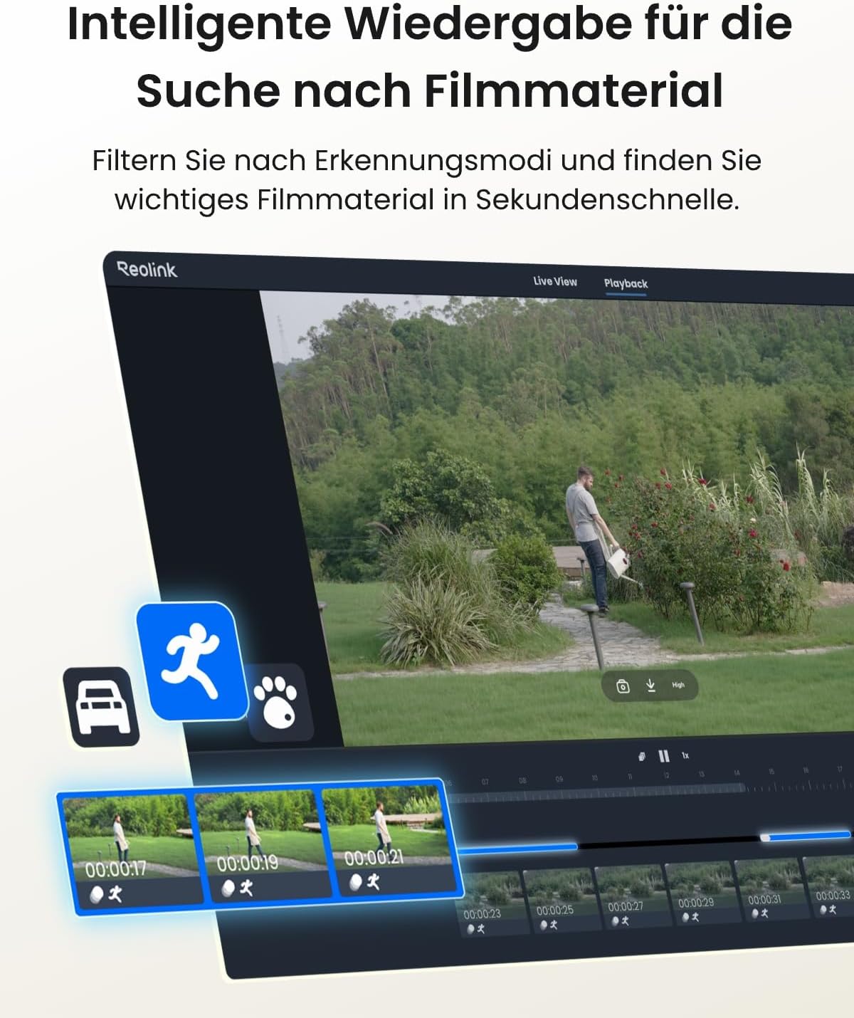 Reolink 8CH 4K PoE NVR Überwachungssystem Rekorder mit 2TB HDD, Videoüberwachung für IP Kamera Haus, Innen, Außen Sicherheit, unterstützt 16MP/12MP/4K/5MP Kameras RLN8-410 (Generalüberholt) – Bild 4