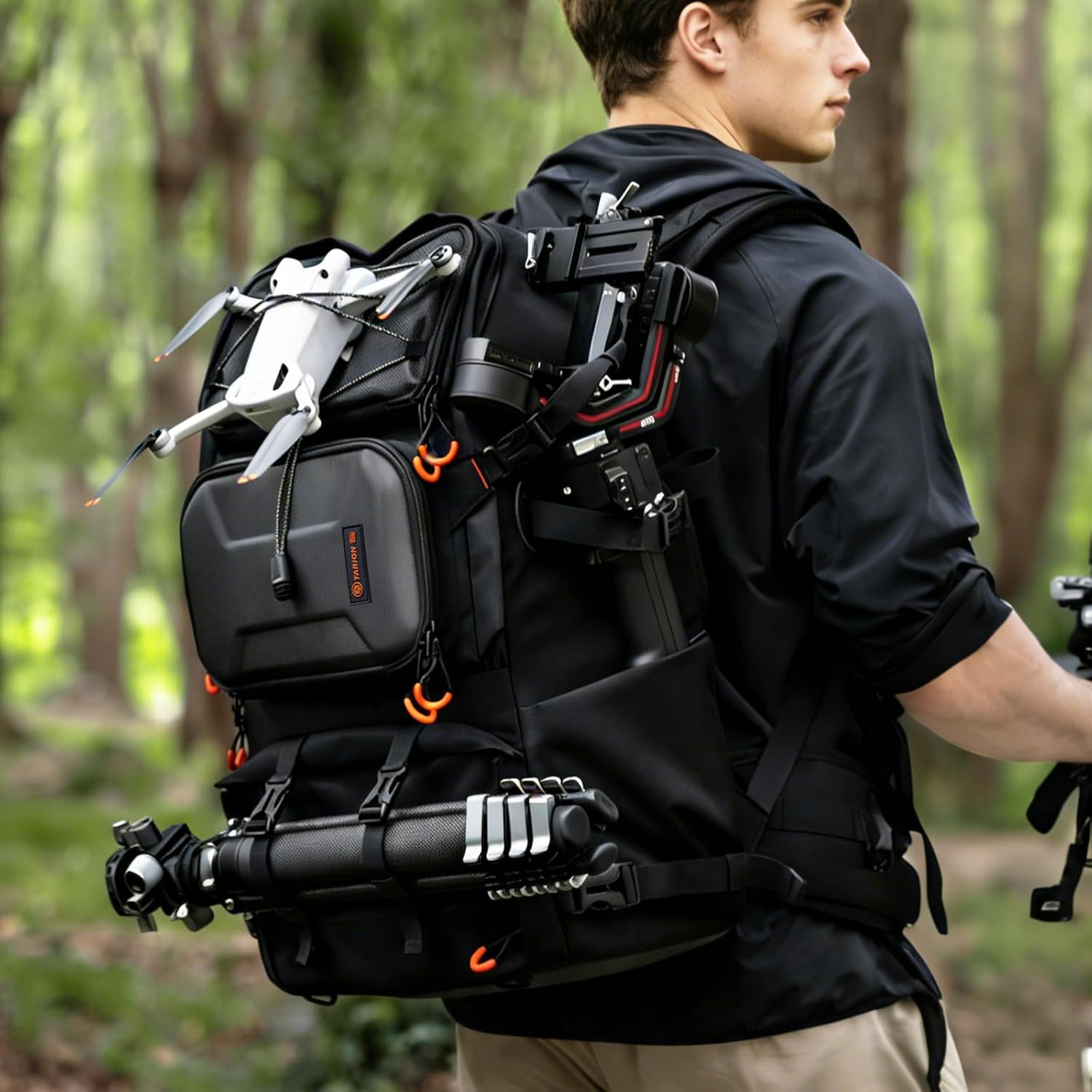 TARION Großer Kamerarucksack 30L Professioneller DSLR Kamera Rucksack PB-02 – Bild 6