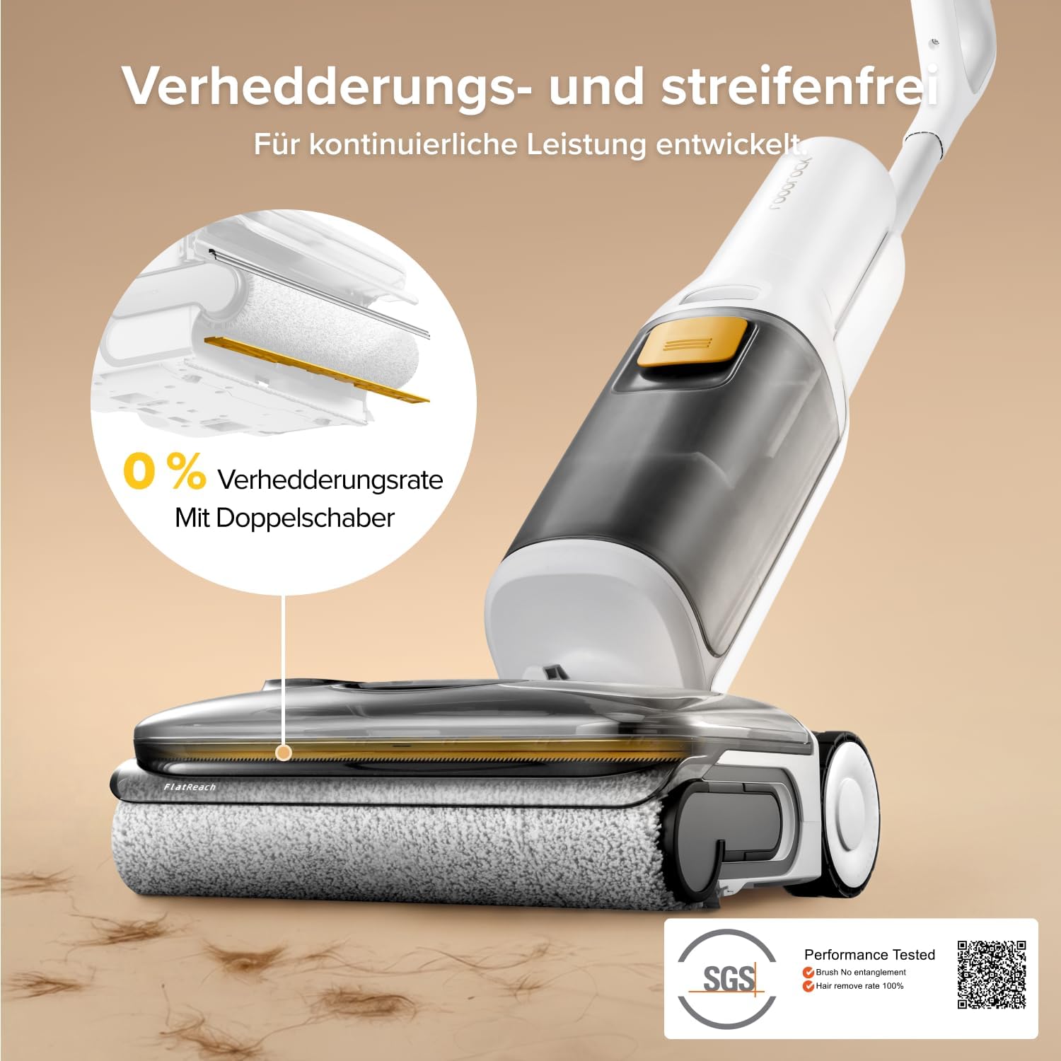 roborock F25 GT Gen 2 Nass Trockensauger, 20.000 Pa, 180° Lay-Flat Design – Bild 5