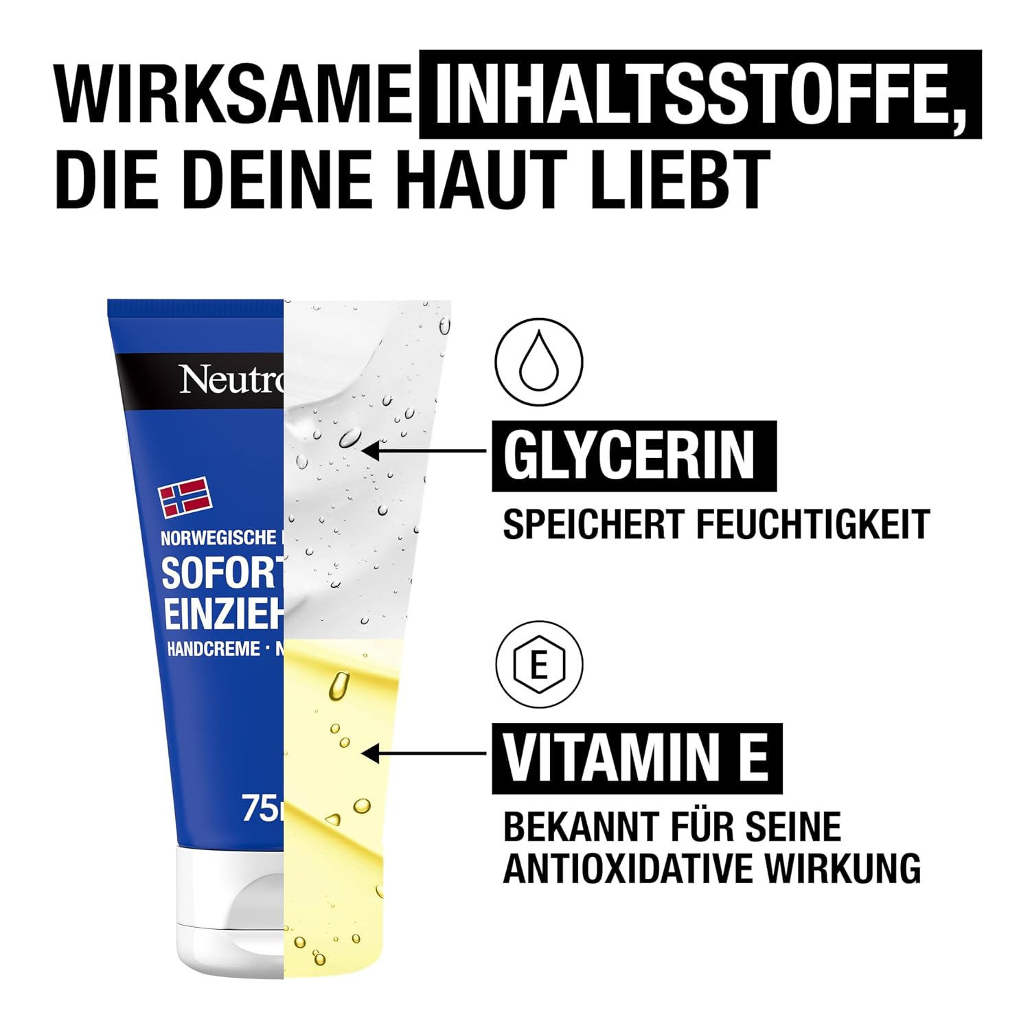 Neutrogena Sofort einziehende Handcreme, 75 ml – Bild 4