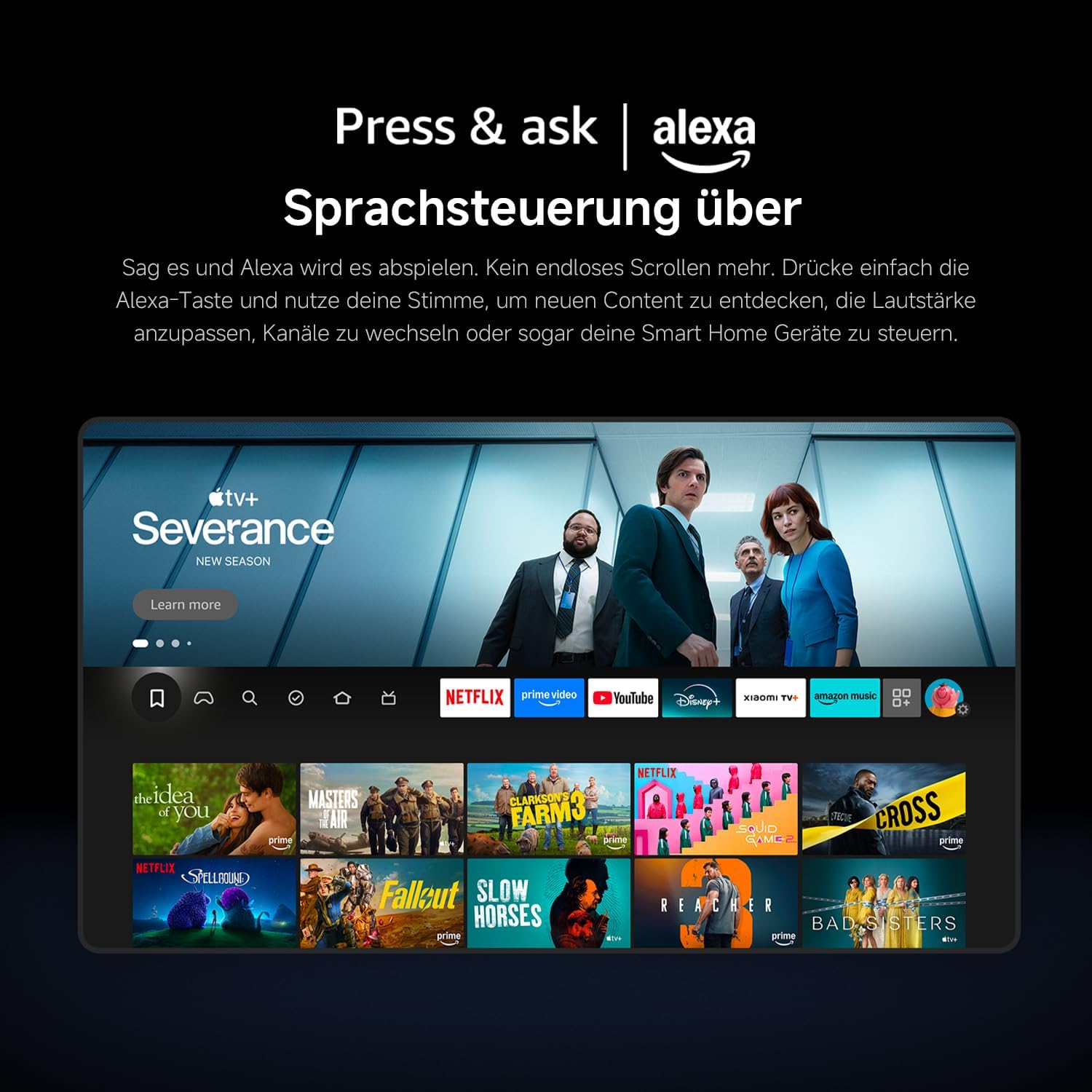 Xiaomi TV F 32 2025, 32" HD Smart TV Fire OS7 Triple Tuner L32MB-FAEU – Bild 7