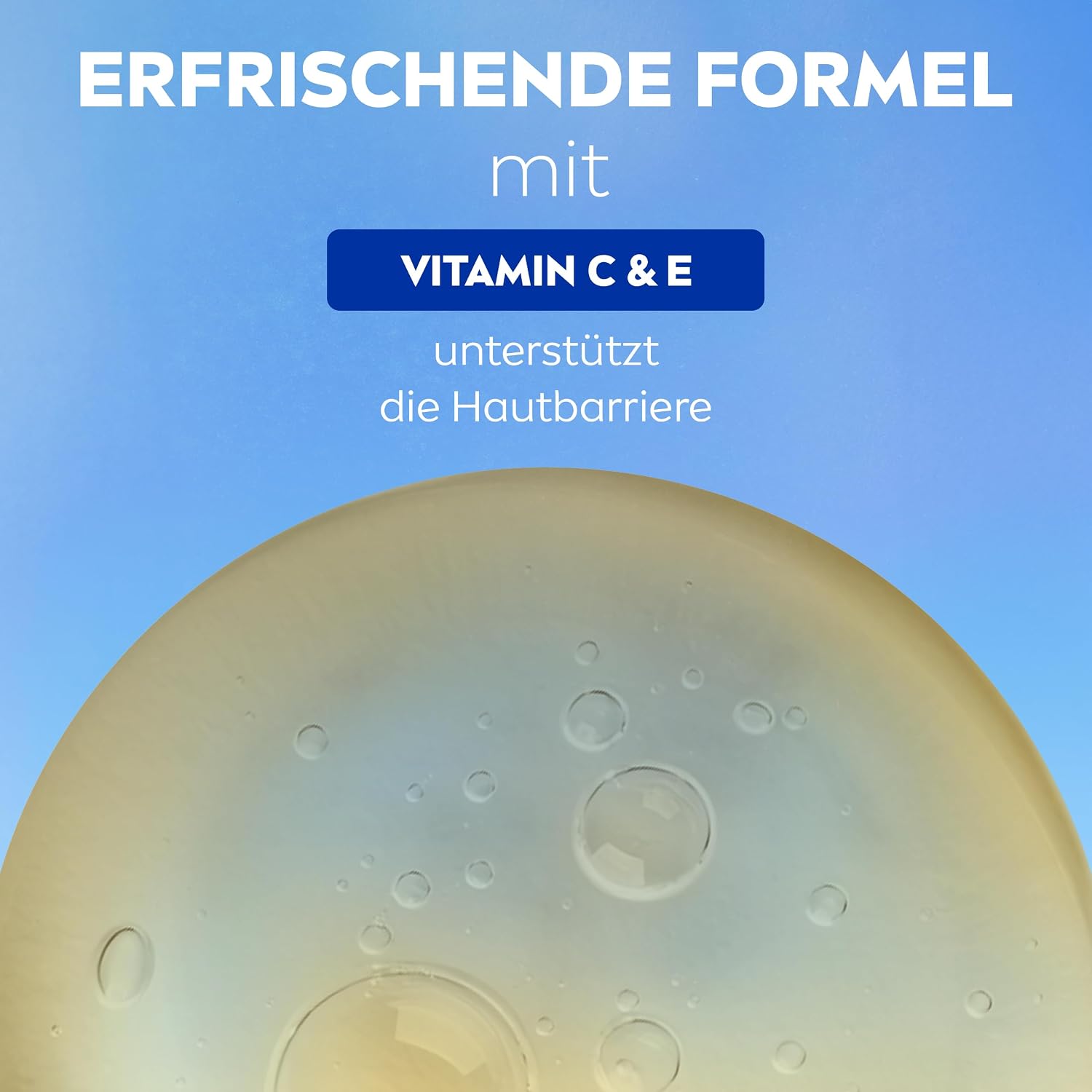NIVEA Summer Happiness Duschgel, pH-hautneutrale Pflegedusche mit Vitamin C & E, feuchtigkeitsspendendes Duschbad mit dem klassischen NIVEA Sonnencreme Duft (250 ml) – Bild 3