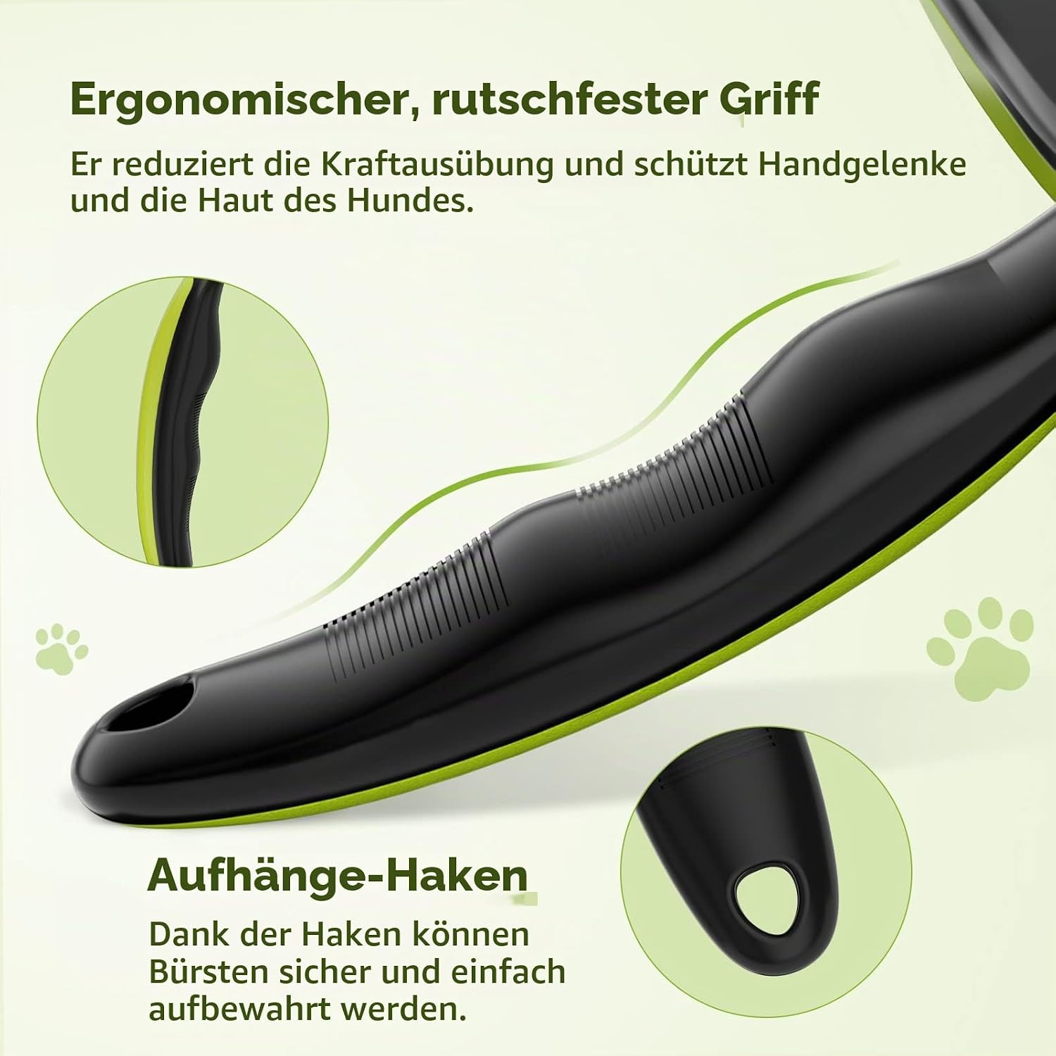 pecute Hundebürste Katzenbürste Haustierbürste, Selbstreinigende Zupfbürste – Bild 5