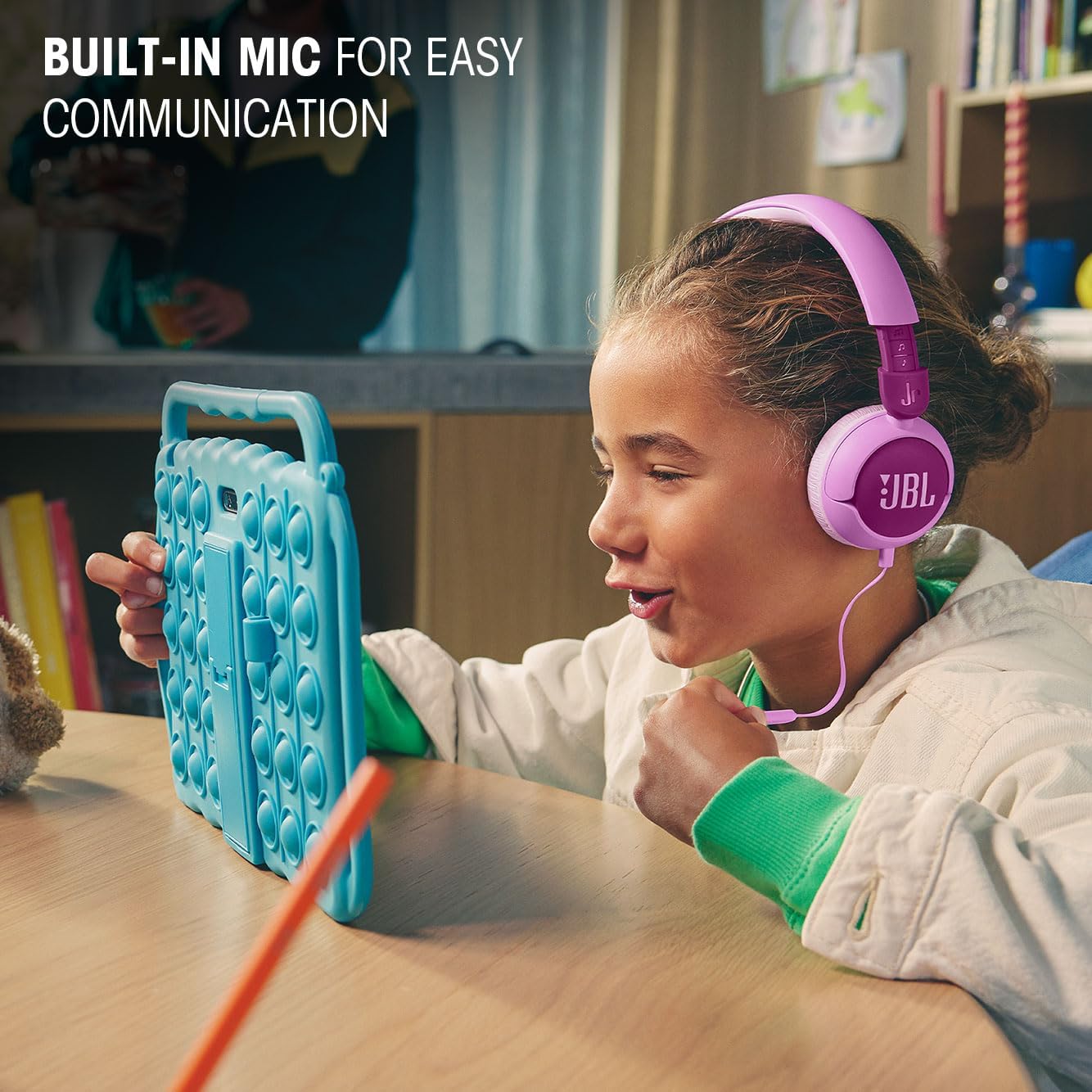 JBL Junior 320, On-Ear-Kopfhörer für Kinder, Lila – Bild 3