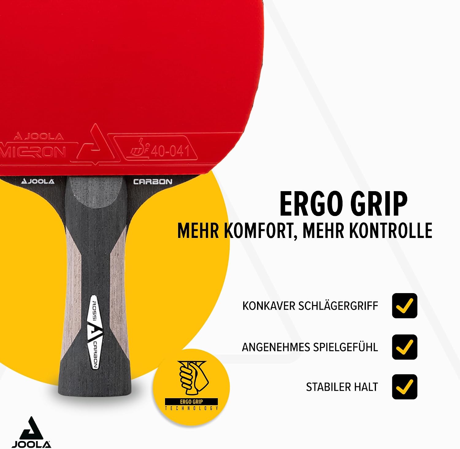 JOOLA Rosskopf / Mega Carbon Tischtennisschläger ITTF Profi Schläger – Bild 5