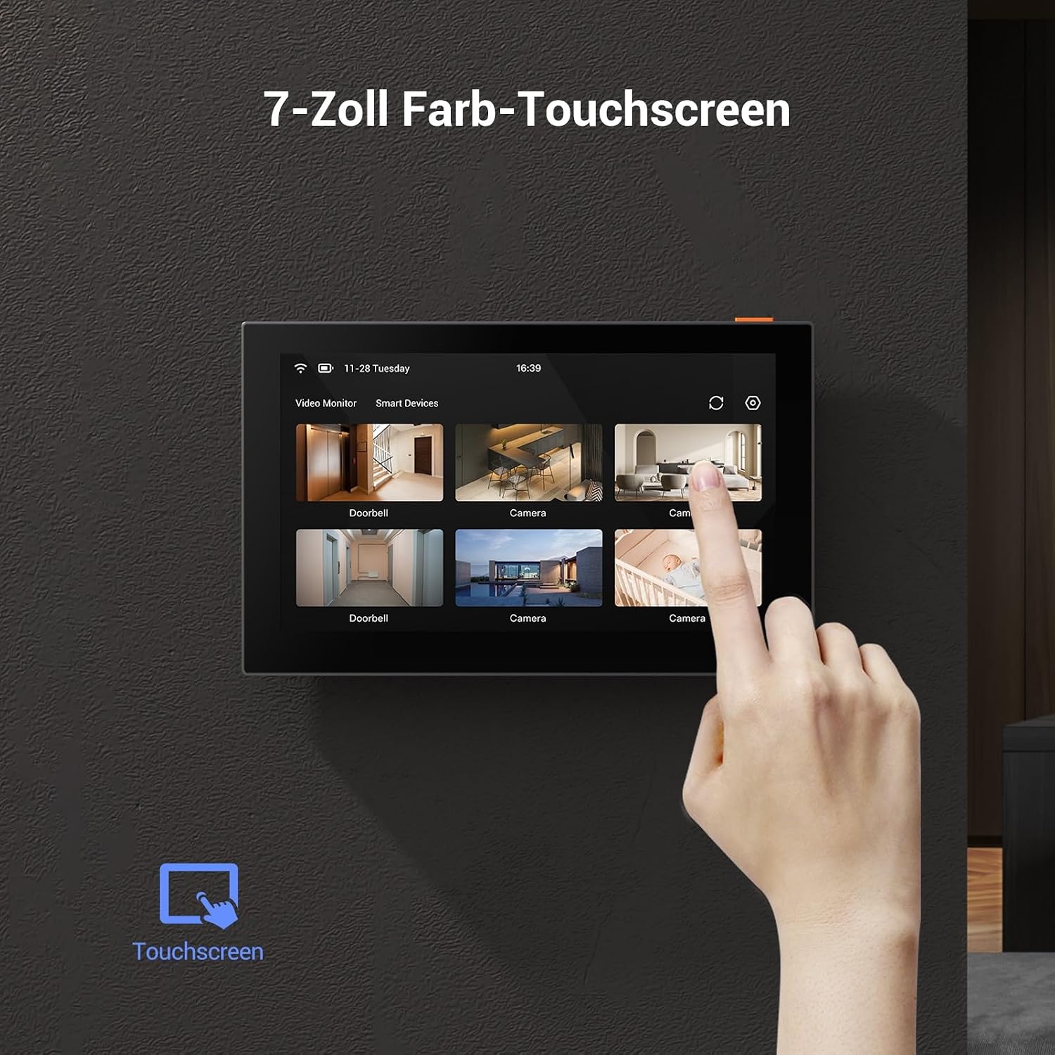 EZVIZ EP3x Kabellose Türklingel mit Smartem Bildschirm SD7, 2K & 2MP – Bild 11