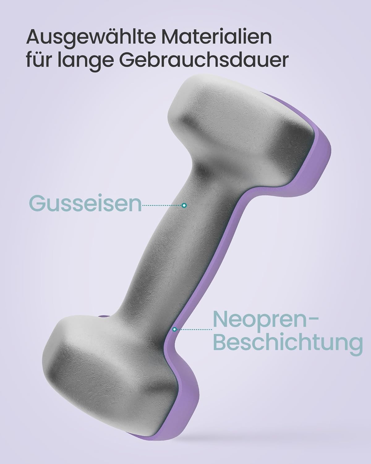 SONGMICS 2 Stück Hexagon Hanteln mit Neoprenbeschichtung für Krafttraining, Fitness, Zuhause – Bild 5