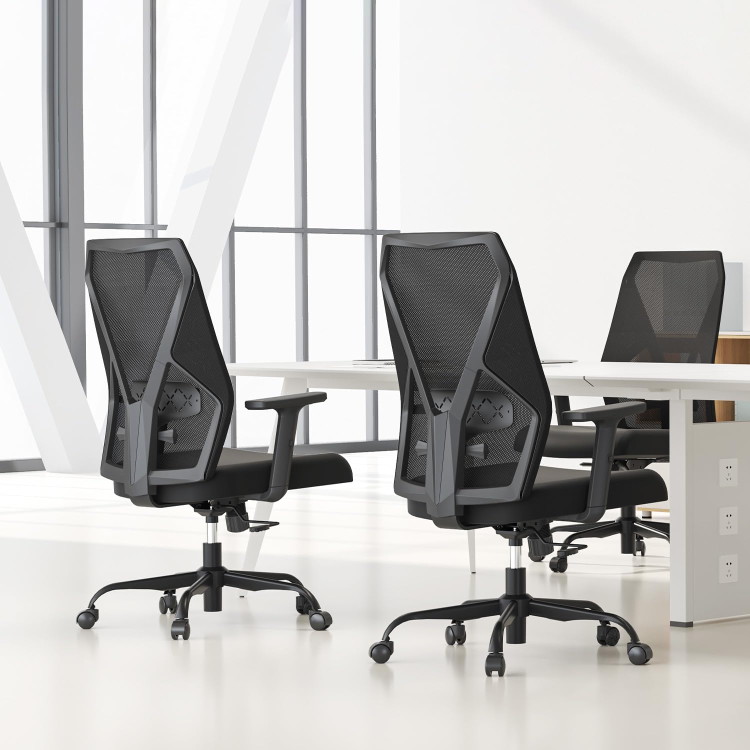 SIHOO M109 Bürostuhl mit Lordosenstütze, Schreibtischstuhl Ergonomisch Büro – Bild 9