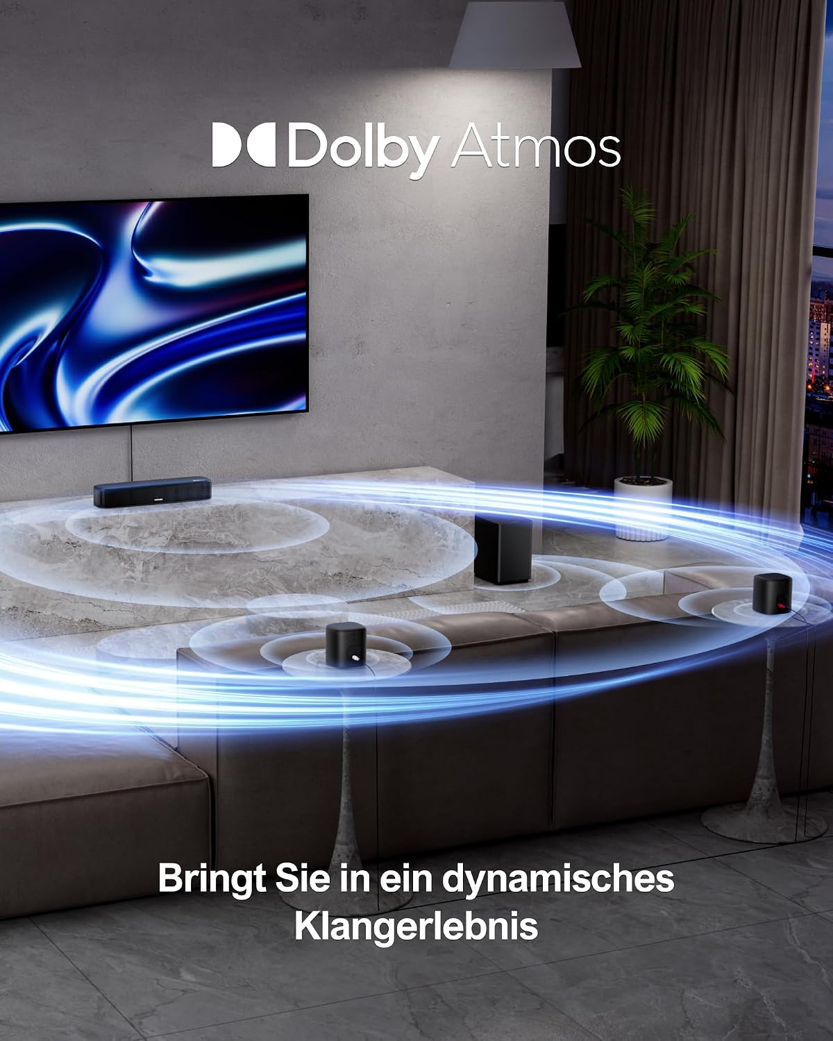 ULTIMEA 5.1 Soundbar mit Dolby Atmos, Surround Sound System, Aura A50 Pro – Bild 4