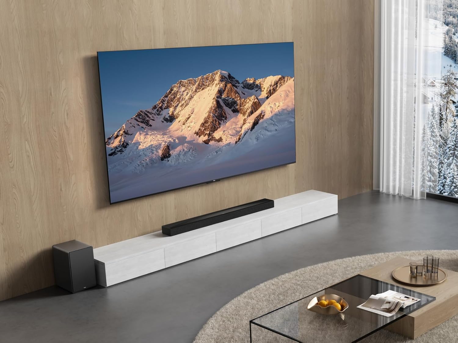 TCL Q65H Soundbar 5.1 Kanal, 580W Heimkino-Lautsprecher mit Cinema Surround, Dolby Atmos, DTS:X, Sound Expansion, Bluetooth 5.3, HDMI eARC, USB, Optisch, Wandmontage möglich, Eine Fernbedienung – Bild 11