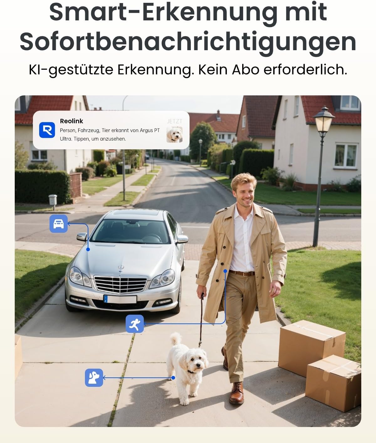 Reolink 4K PT Solar Überwachungskamera Aussen Akku Set Outdoor mit Home Hub – Bild 8
