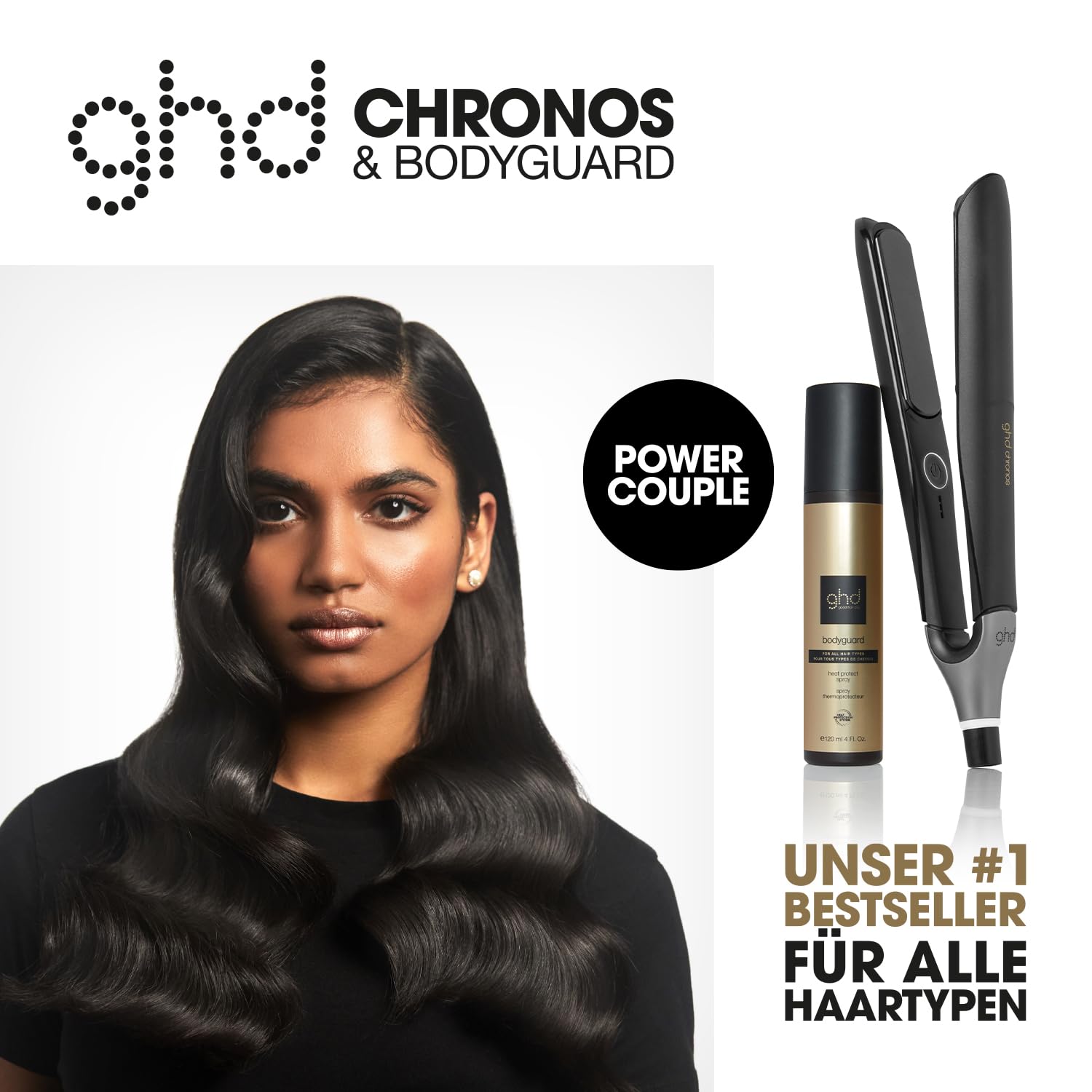 ghd bodyguard Hitzeschutzspray: Hitzeschutz für Haare bis 230°C, Anti Frizz – Bild 2