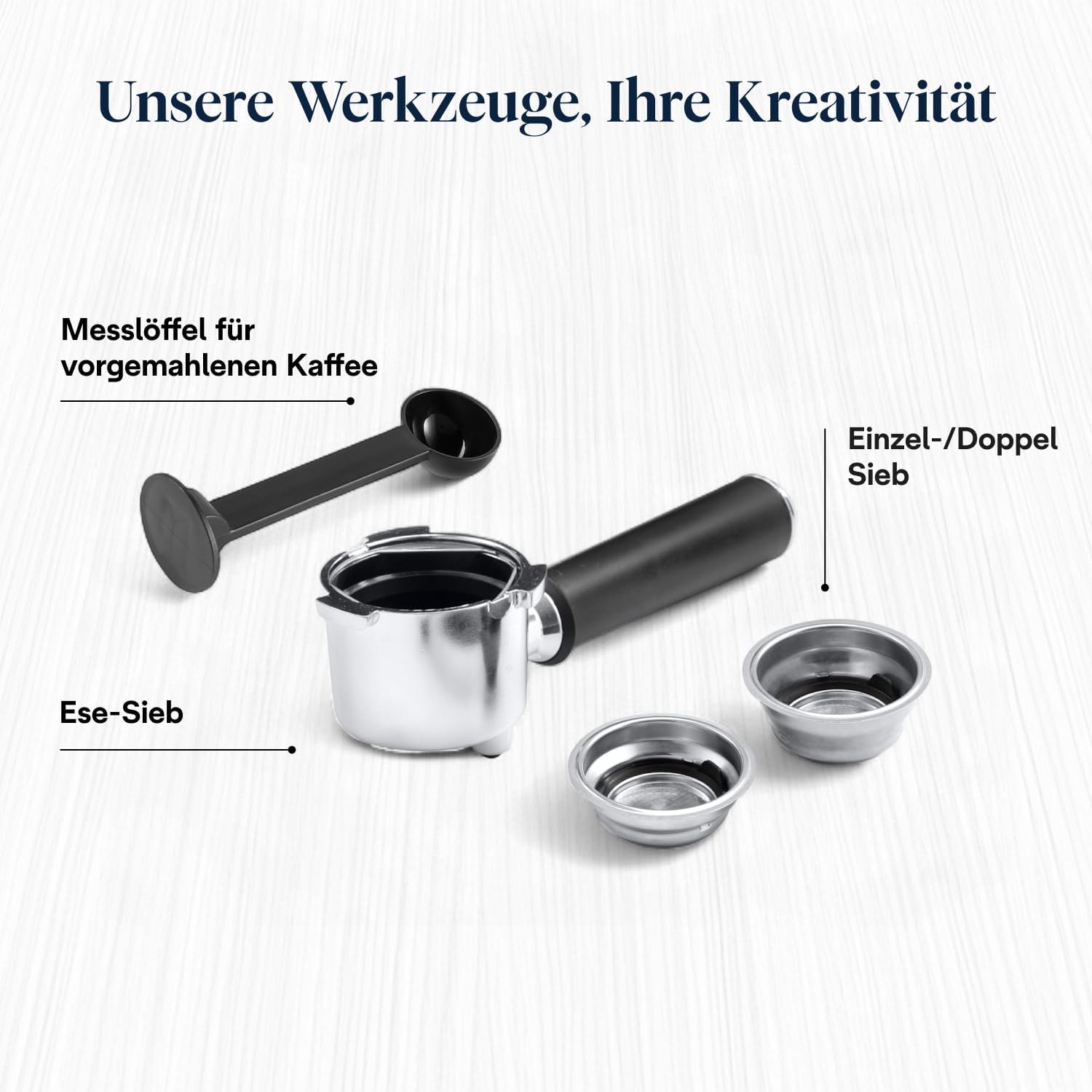 De'Longhi Dedica Style - Perfetto Kompakte Siebträgermaschine Espressomaschine mit Tasten, manuellem Milchaufschäumer für Espresso und Cappuccino, ESE Pad geeignet, 15cm breit, Schwarz (EC685.BK) – Bild 10