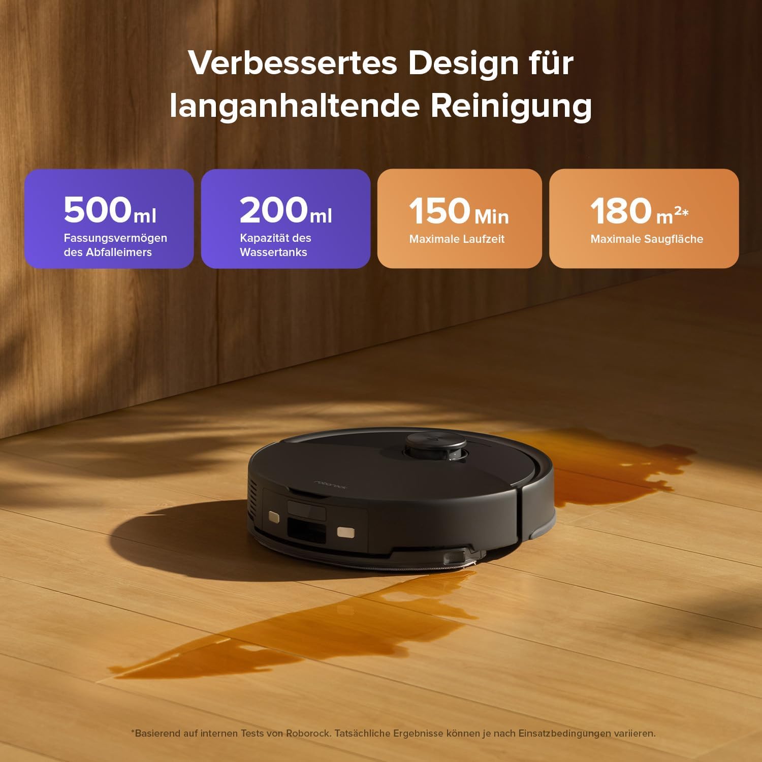 roborock Q10 S5-Set Saugroboter mit Wischfunktion, 10.000 Pa Saugkraft – Bild 6