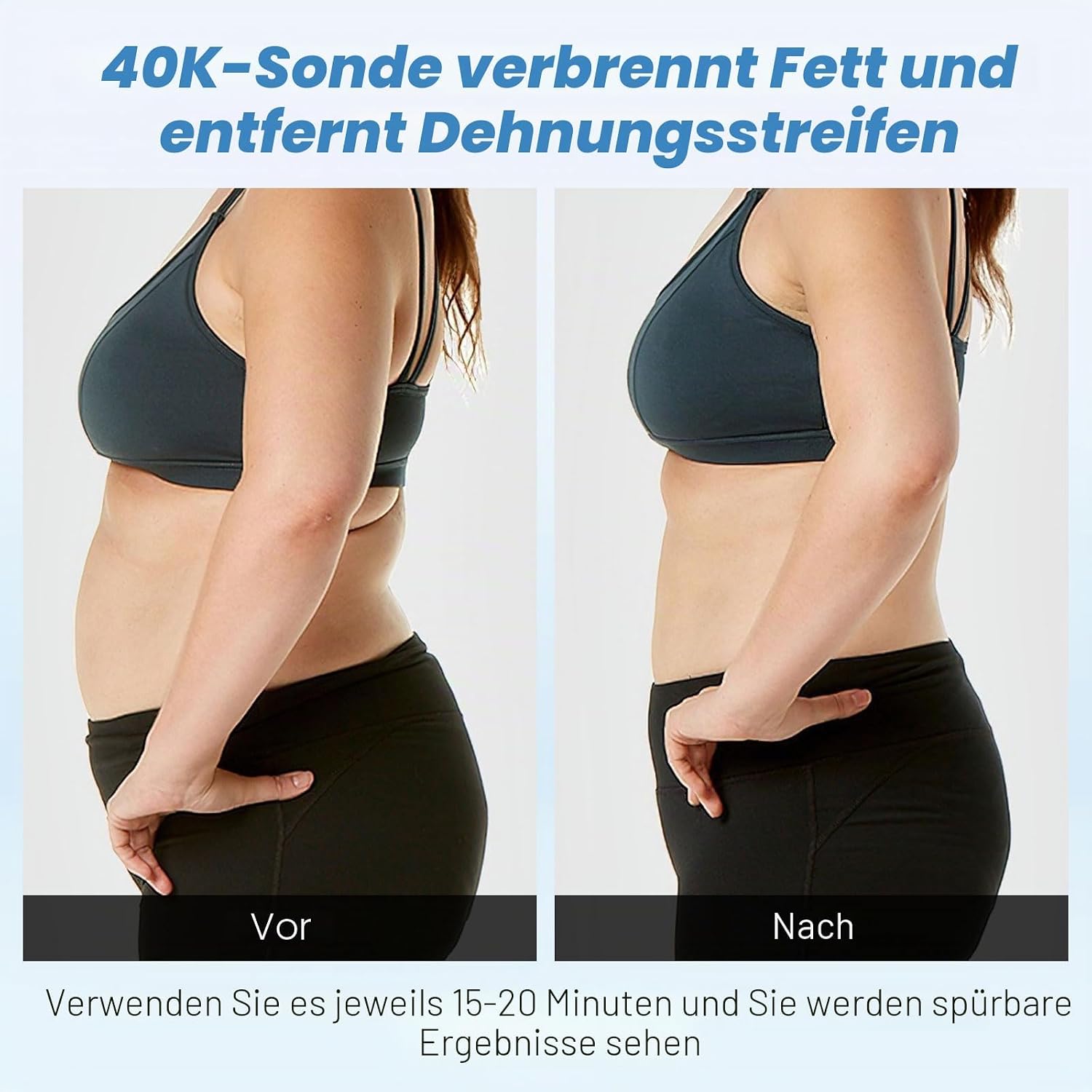 Cellulite Massagegerät 4 in 1 40K Kavitation & Radiofrequenz & Vakuum Gerät – Bild 4