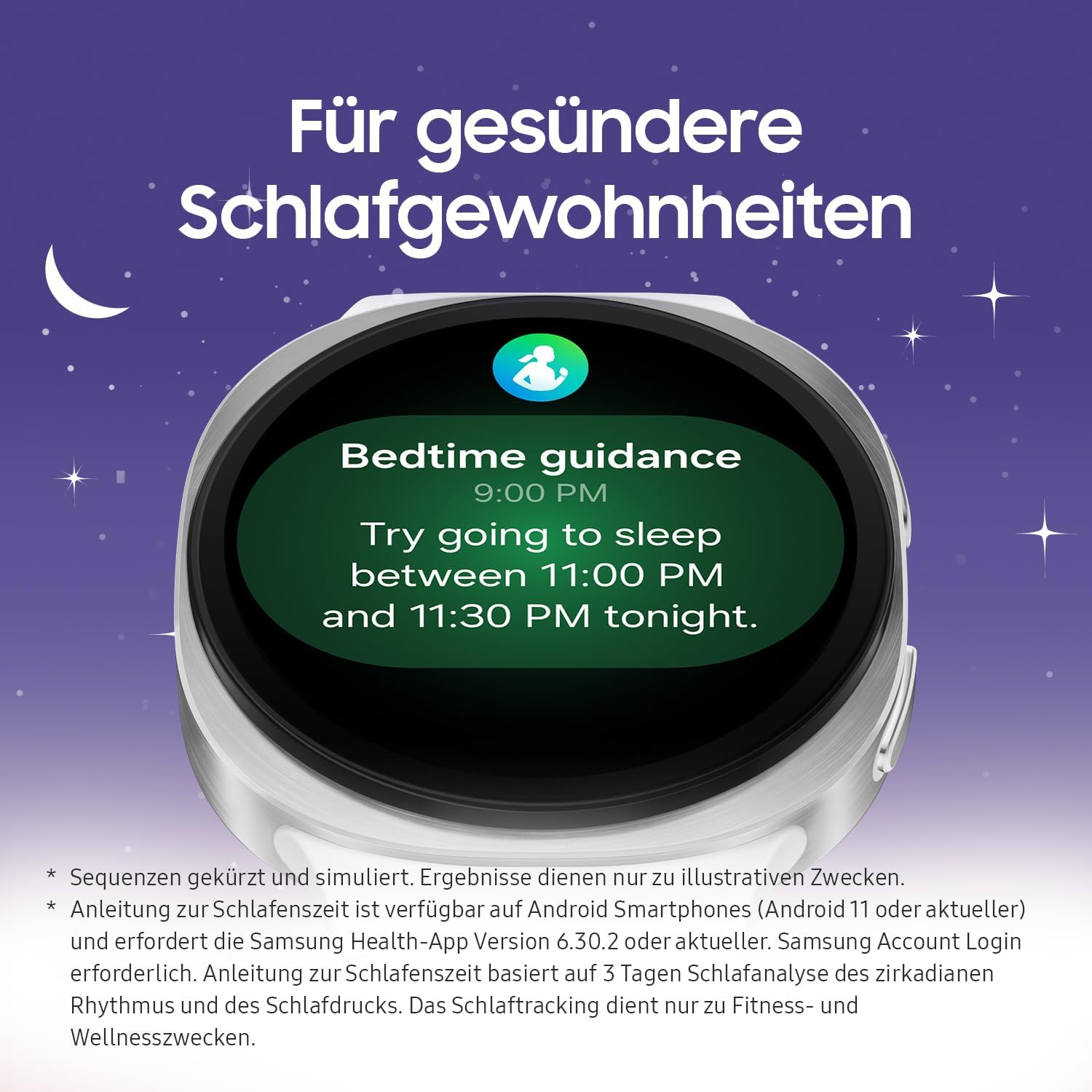 Samsung Galaxy Watch8 Smartwatch mit Galaxy AI, Fitness-Uhr und Fitness-Tracker, Sport Band, Wellness- und Schlaf-Coaching, 40 mm, Bluetooth, Graphite, 3 Jahre Herstellergarantie – Bild 5