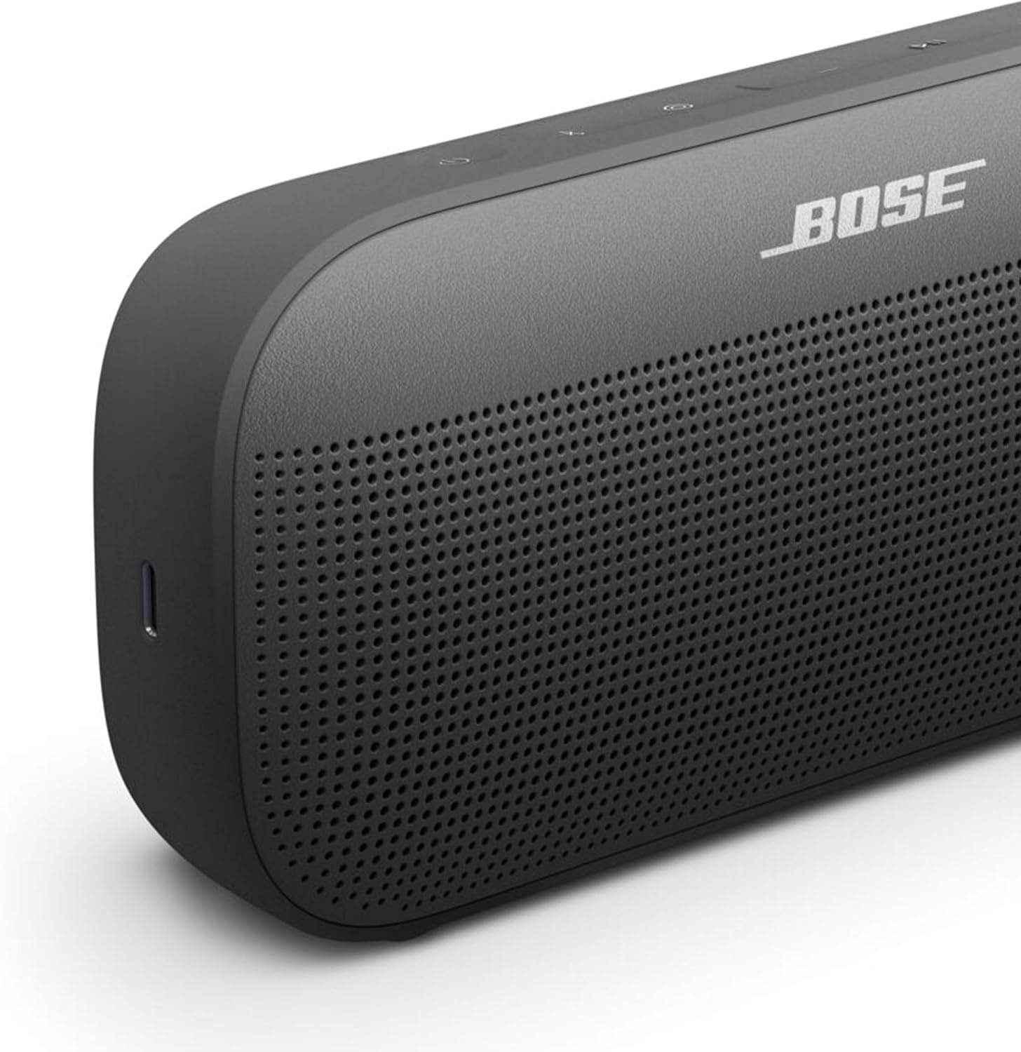 Bose SoundLink Flex SE Tragbarer Bluetooth Lautsprecher (2. Gen.), Tragbarer Outdoor Lautsprecher, wasserdicht & staubdicht, mit naturgetreuem Klang, Ohne Mikrofon, bis zu 12 h Akkulaufzeit, Schwarz – Bild 5