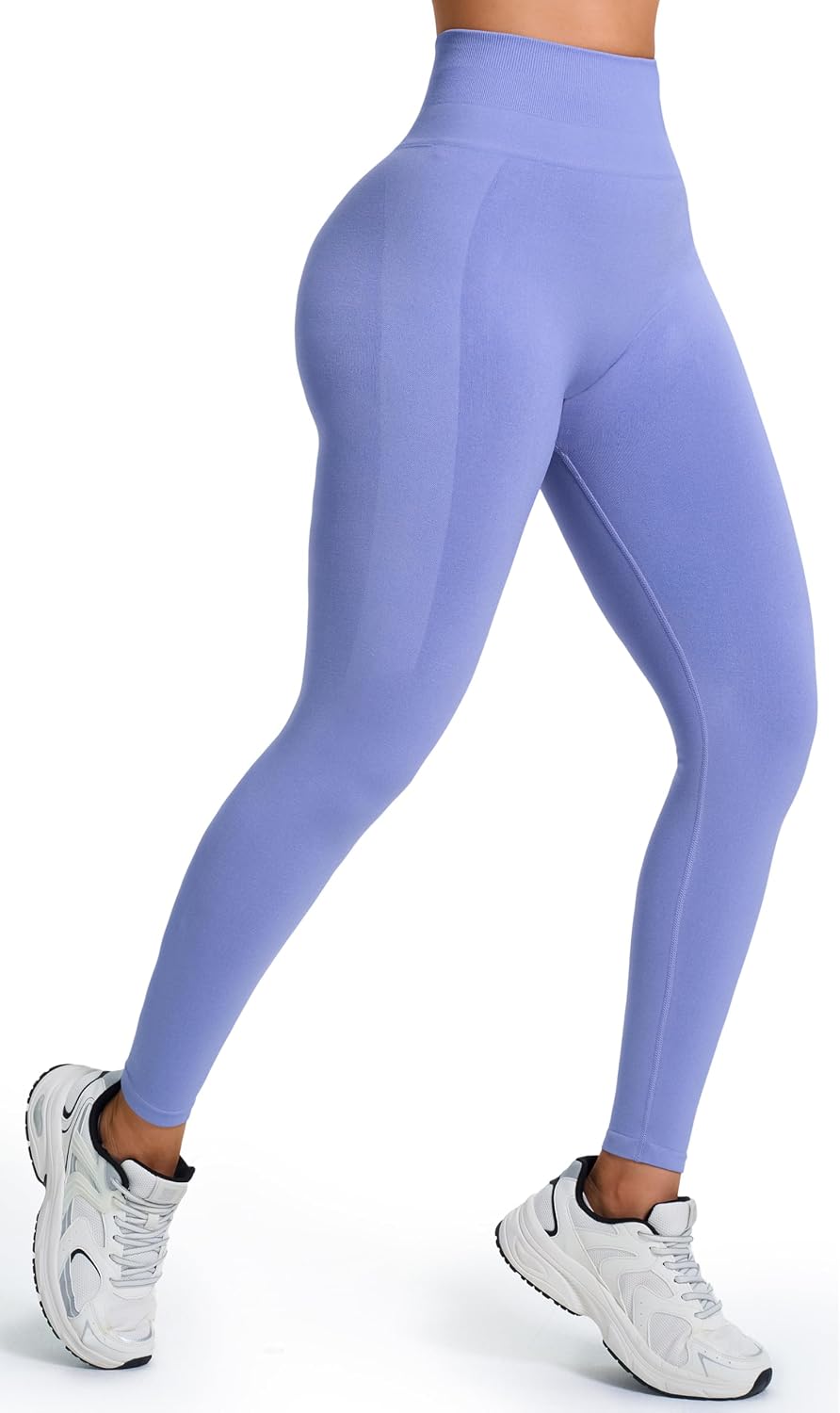 JOYSPELS Damen Scrunch Sport Leggings Seamless Sporthose Gym Leggins Push Up Yogahose – Bild 4