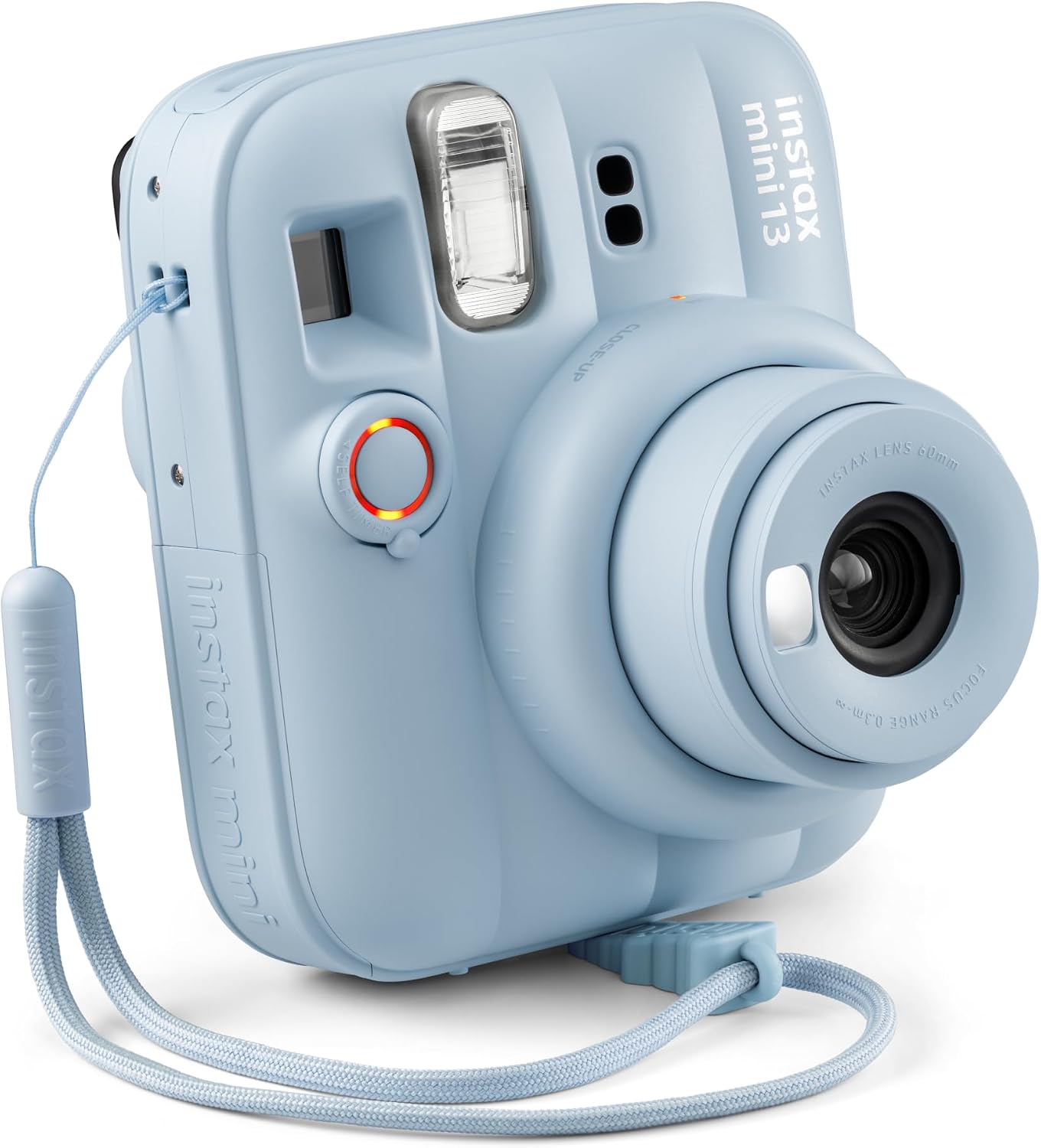 FUJIFILM instax mini 13™ Sofortbildkamera für Erwachsene | Kamera mit Sofortdruck für farbige Erinnerungen zum Anfassen – Selfiespiegel, Nahaufnahmemodus & automatische Belichtung | Frost Blue – Bild 4
