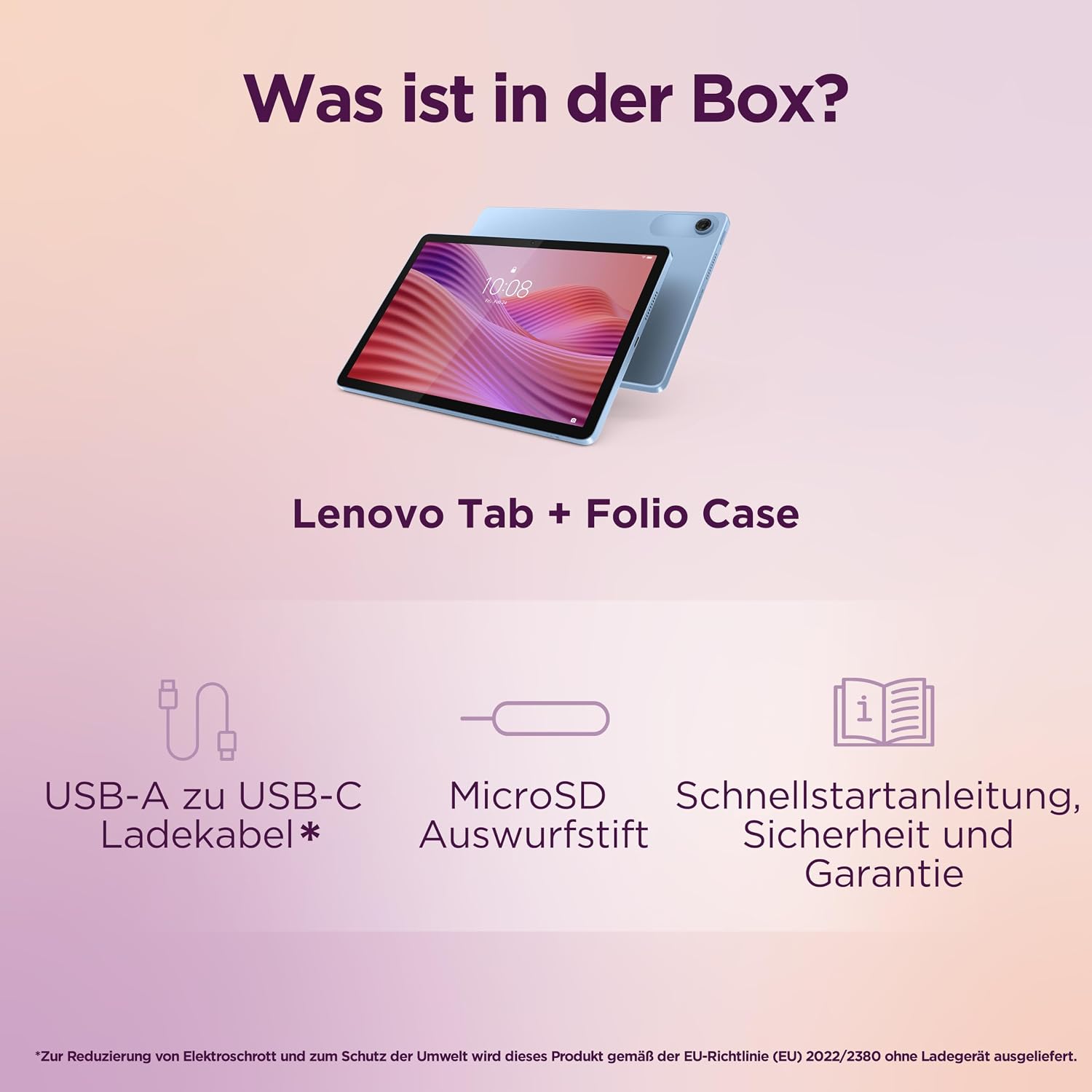 Lenovo Tab | Tablet | 10.1" | 4GB | 64GB | Android | Blau – Bild 10