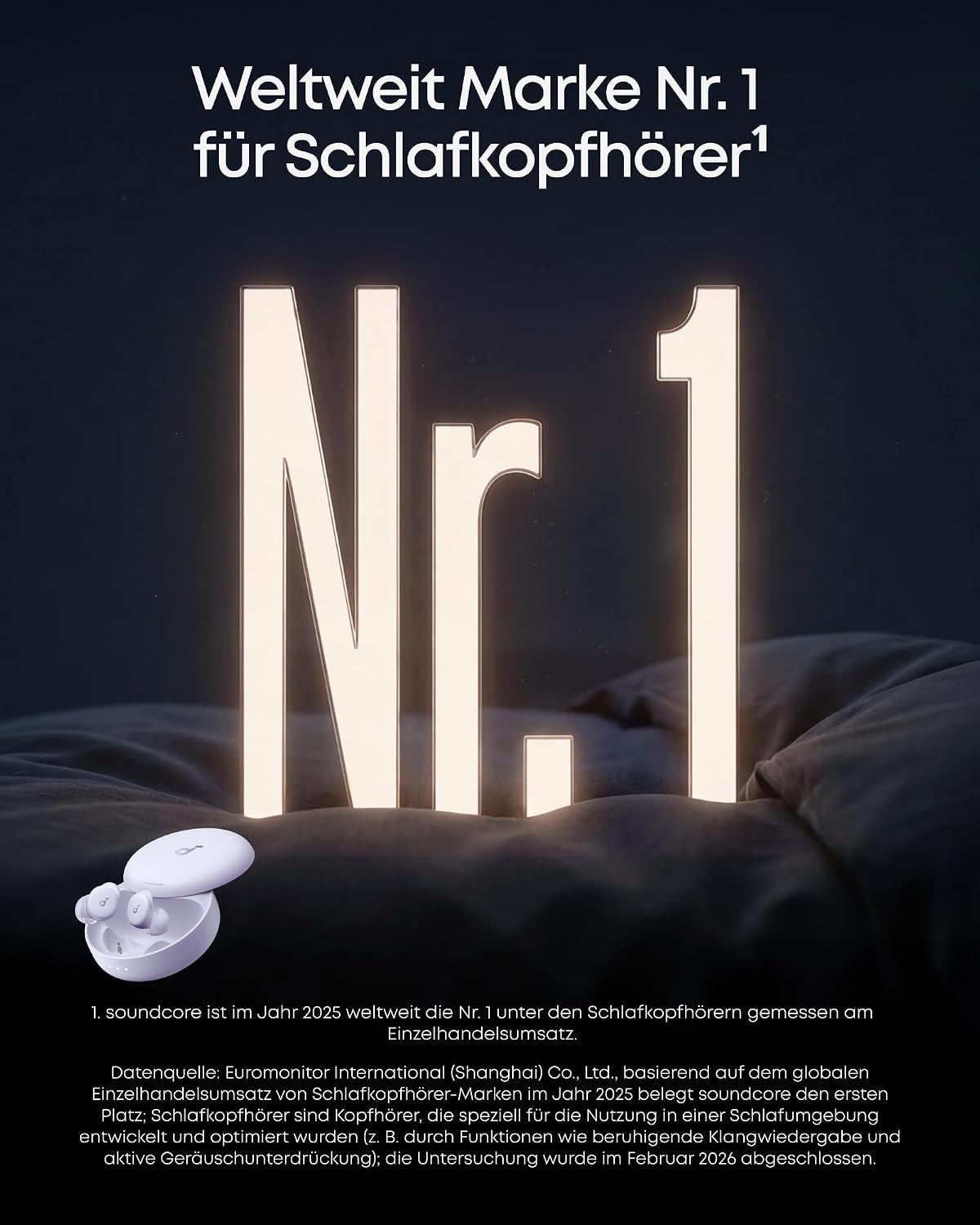 soundcore by Anker Sleep A30 Schlafkopfhörer (Generalüberholt) – Bild 2
